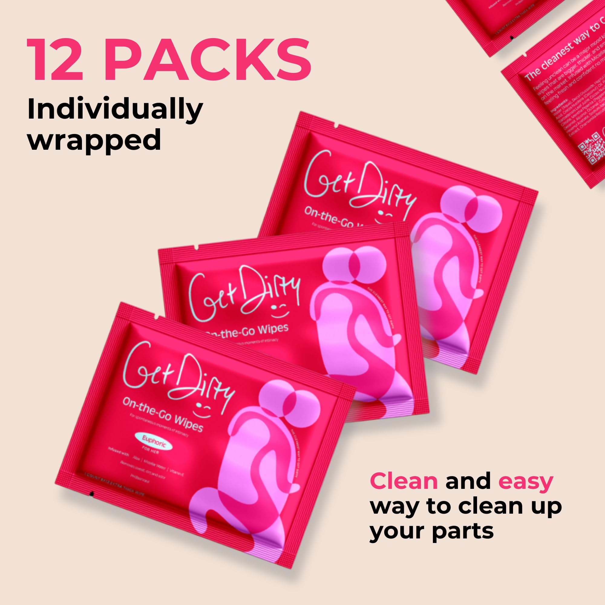Get Dirty Wipes For Women - Easy, Discreet, Effective Intimate Wipes, Full Body Feminine Wipes Get Dirty buy supplements canada