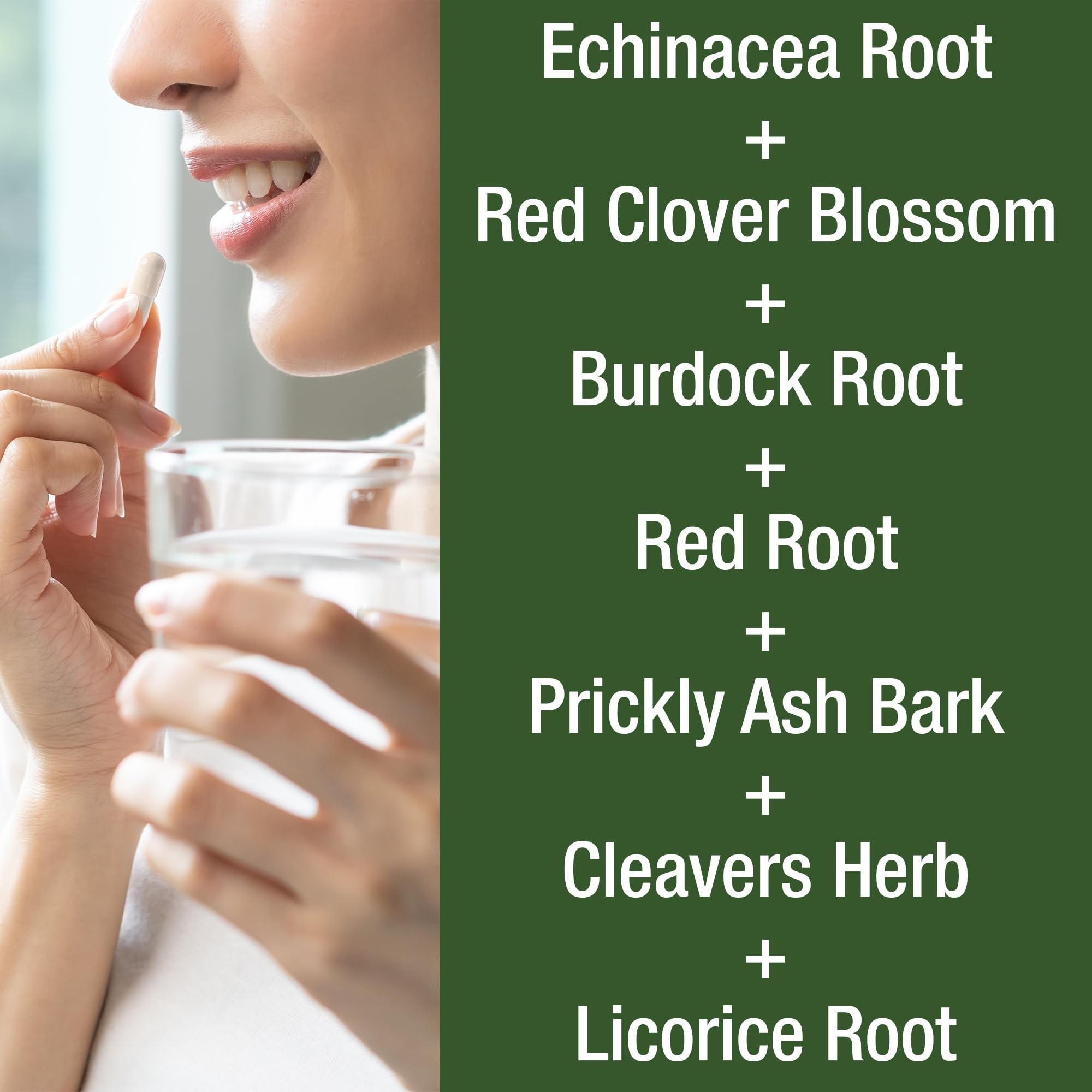 Lymphatic Drainage Supplement. 7-in-1 Lymph System Support Capsules to Detox & Cleanse. with Vegan Ingredients Echinacea Root, Red Clover Blossom, Burdock Root, Red Root, Licorice Root for Women, Men Peak Performance buy supplements canada