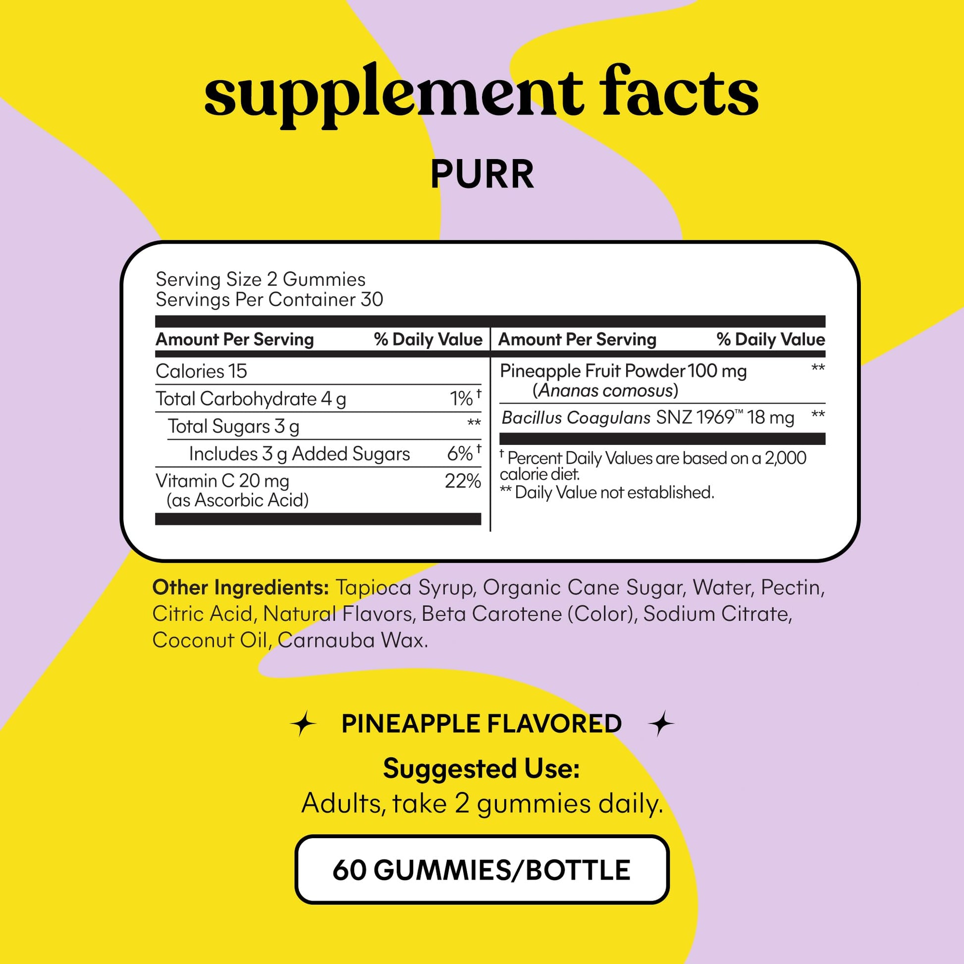 Lemme Purr Vaginal Probiotic Gummies for Women - Balanced pH, Healthy Odor, Yeast Balance & Flora Support Lemme buy supplements canada