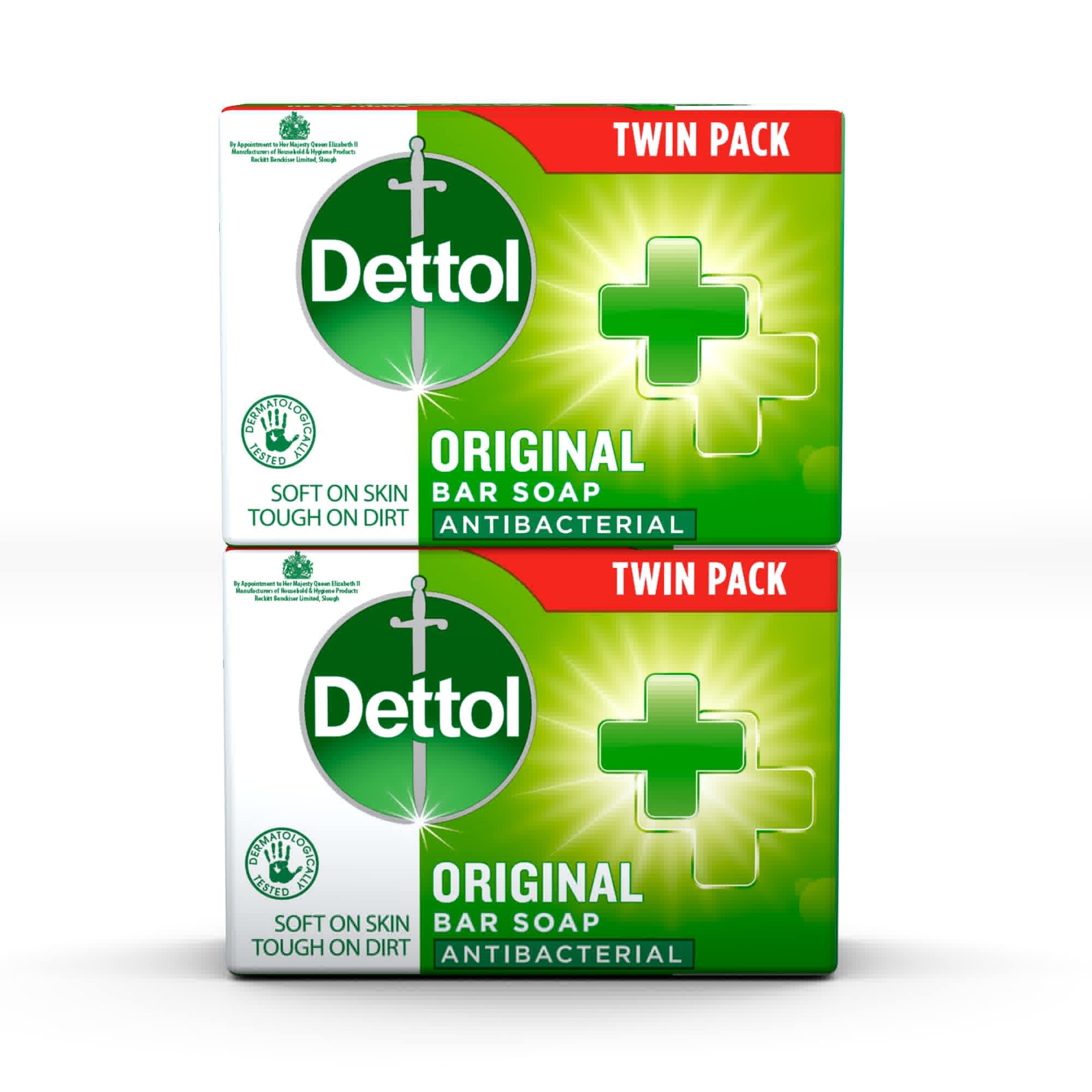 Dettol Anti Bacterial Original Soap 100g Twin Pack Dermatologically Tested Dettol buy supplements canada