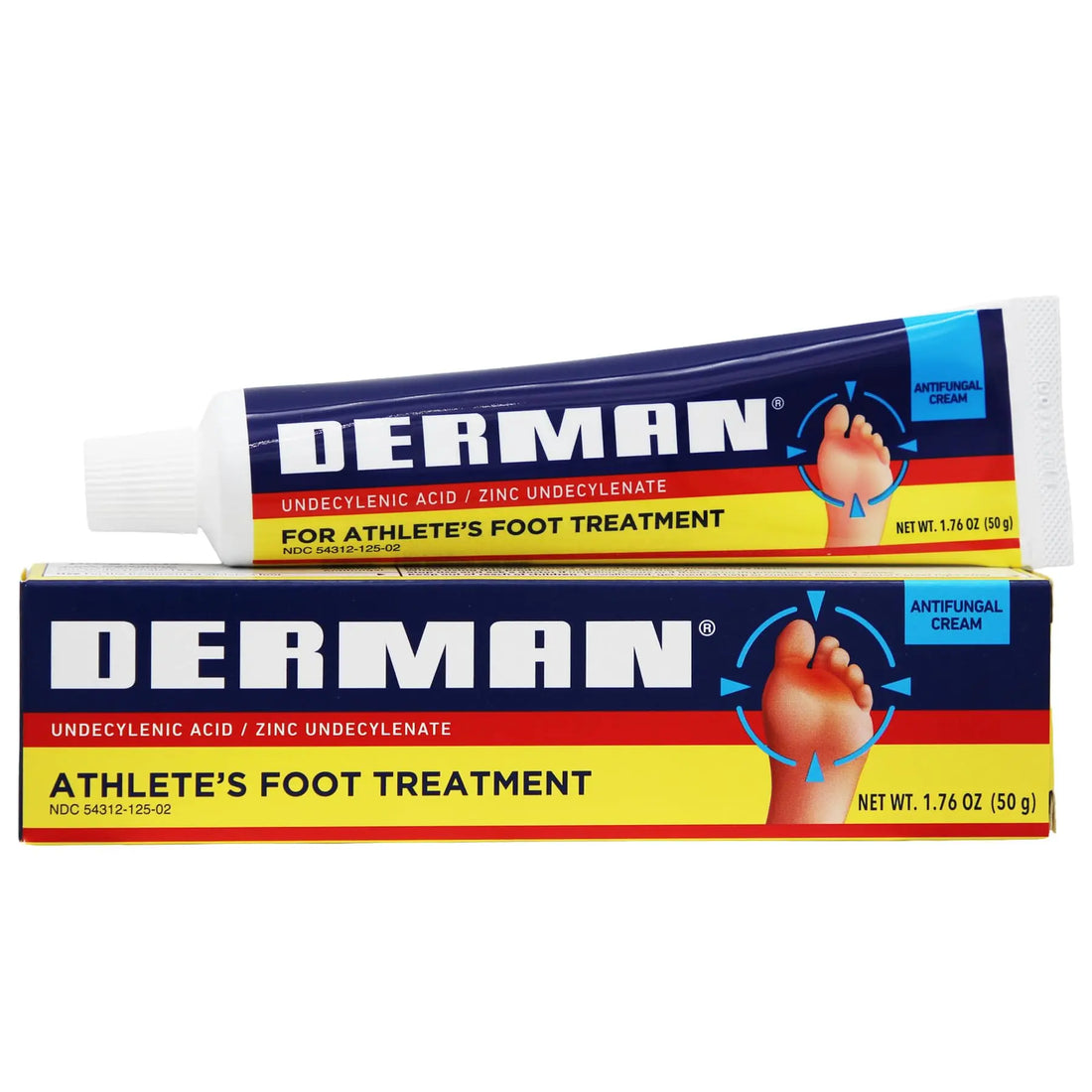 Derman Cream for The Treatment of Athlete's Foot, 2-Pack of 1.76 Oz Each, 2 Tubes Derman buy supplements canada