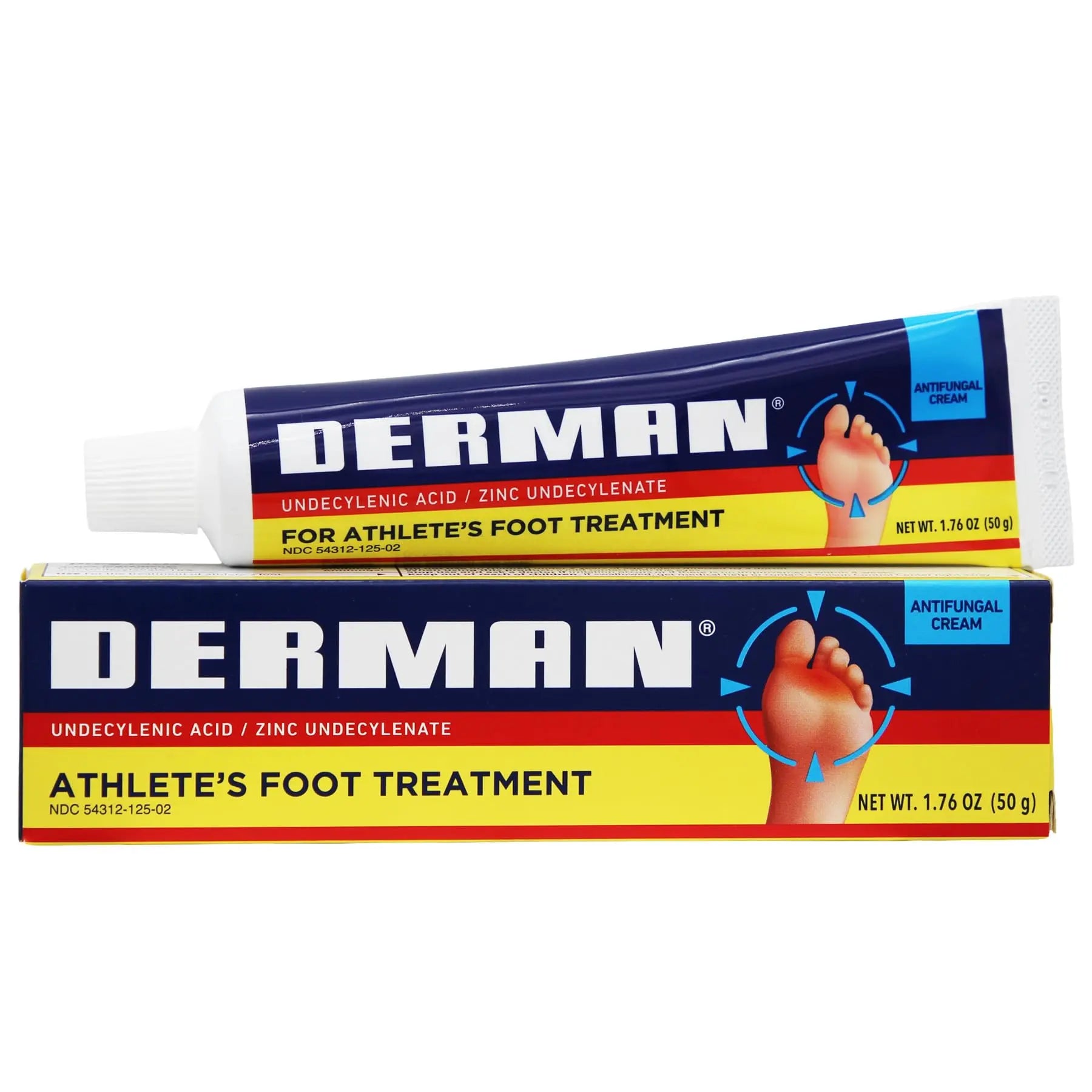 Derman Cream for The Treatment of Athlete's Foot, 2-Pack of 1.76 Oz Each, 2 Tubes Derman buy supplements canada
