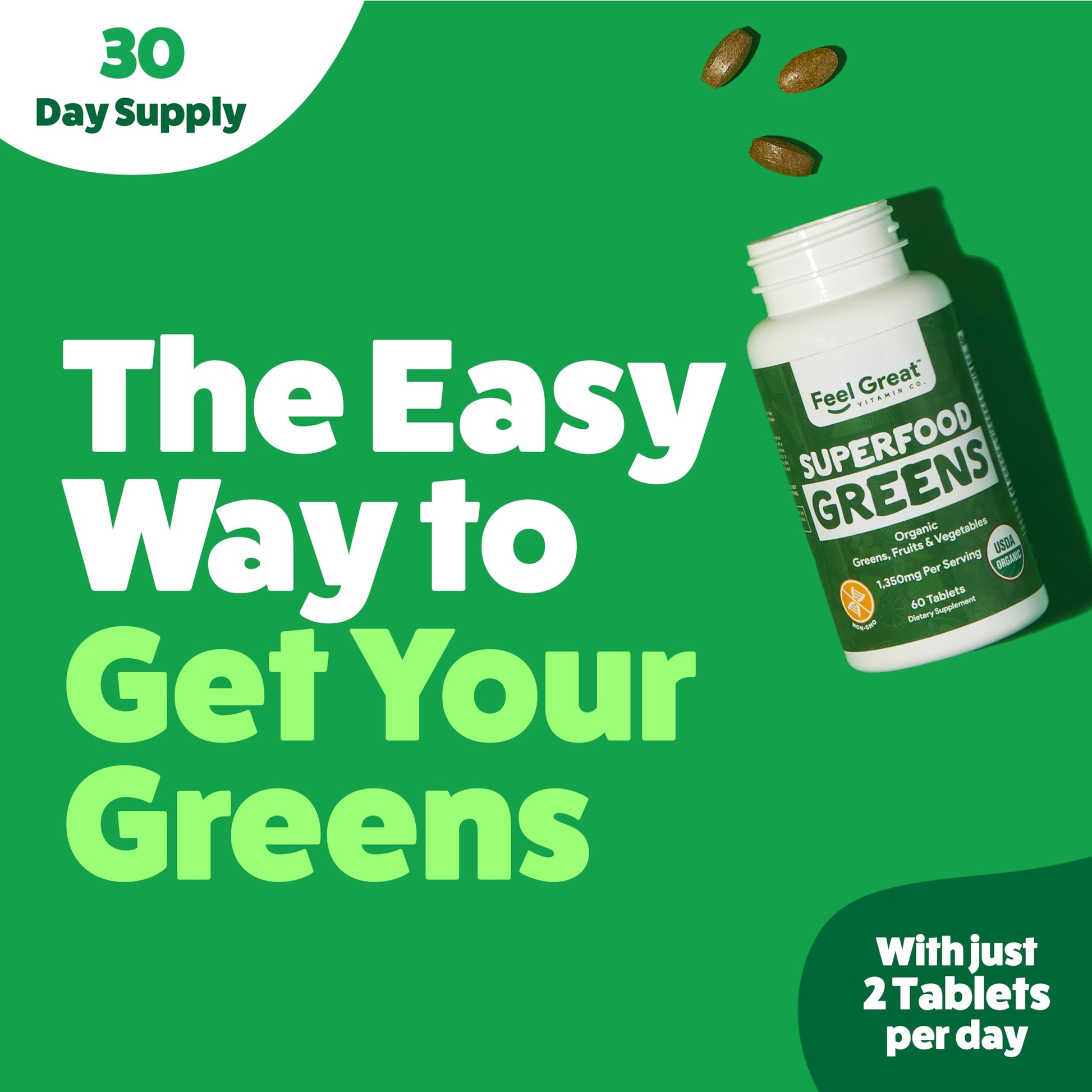 Superfood Greens by Feel Great Vitamin Co. | Organic Greens, Fruits and Veggies The Feel Great Vitamin Company buy supplements canada