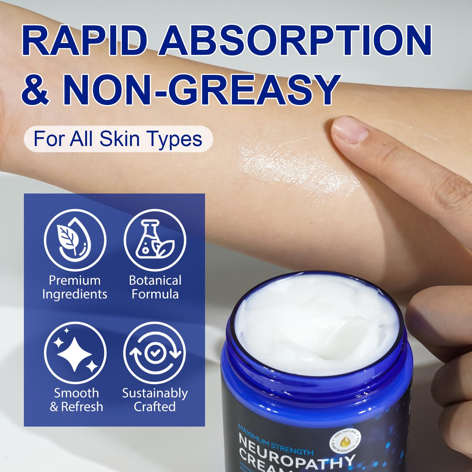 Neuropathy Cream Extra Strength 120g, Neuropathy Nerve Pain Relief Cream Contains Arnica, Vitamin B6 & Lavender, Deep Soothing & Moisturizing Aus Healthcare buy supplements canada