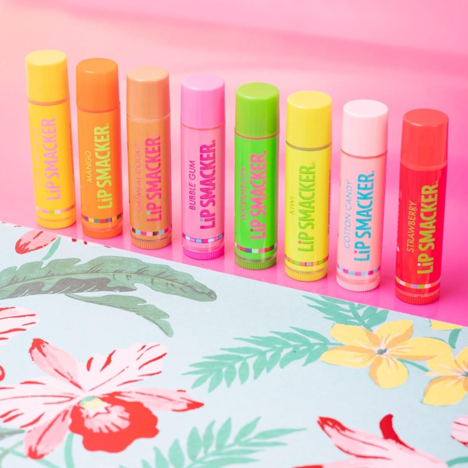 Lip Smacker Original & Best Holiday Flavored Lip Balm Party Pack, Oatmeal Cookie, Vanilla, Mango, Watermelon, Tropical Punch, Cotton Candy, Kiwi, Strawberry, Clear Lip Smacker buy supplements canada