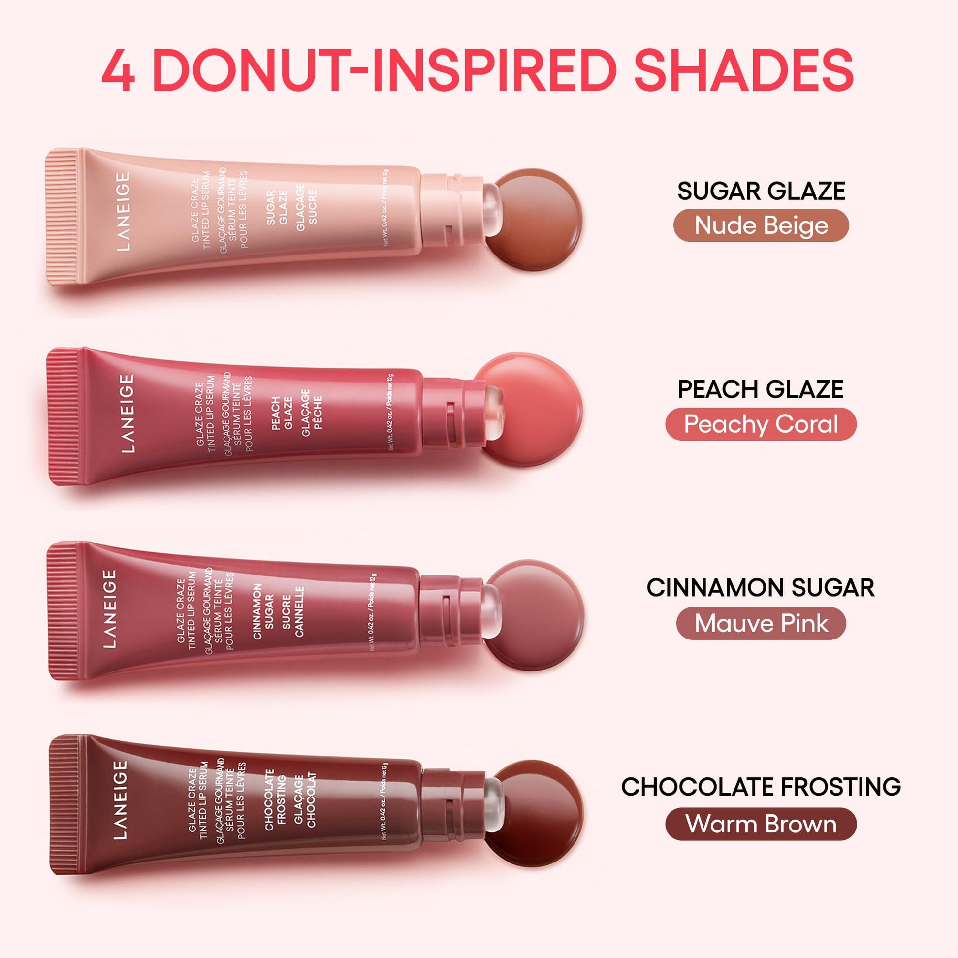 LANEIGE Glaze Craze Tinted Lip Serum, Raspberry Jam: Hydrating Lip Serum for Glossy, Nourished Lips with Plumping Polypeptides LANEIGE buy supplements canada