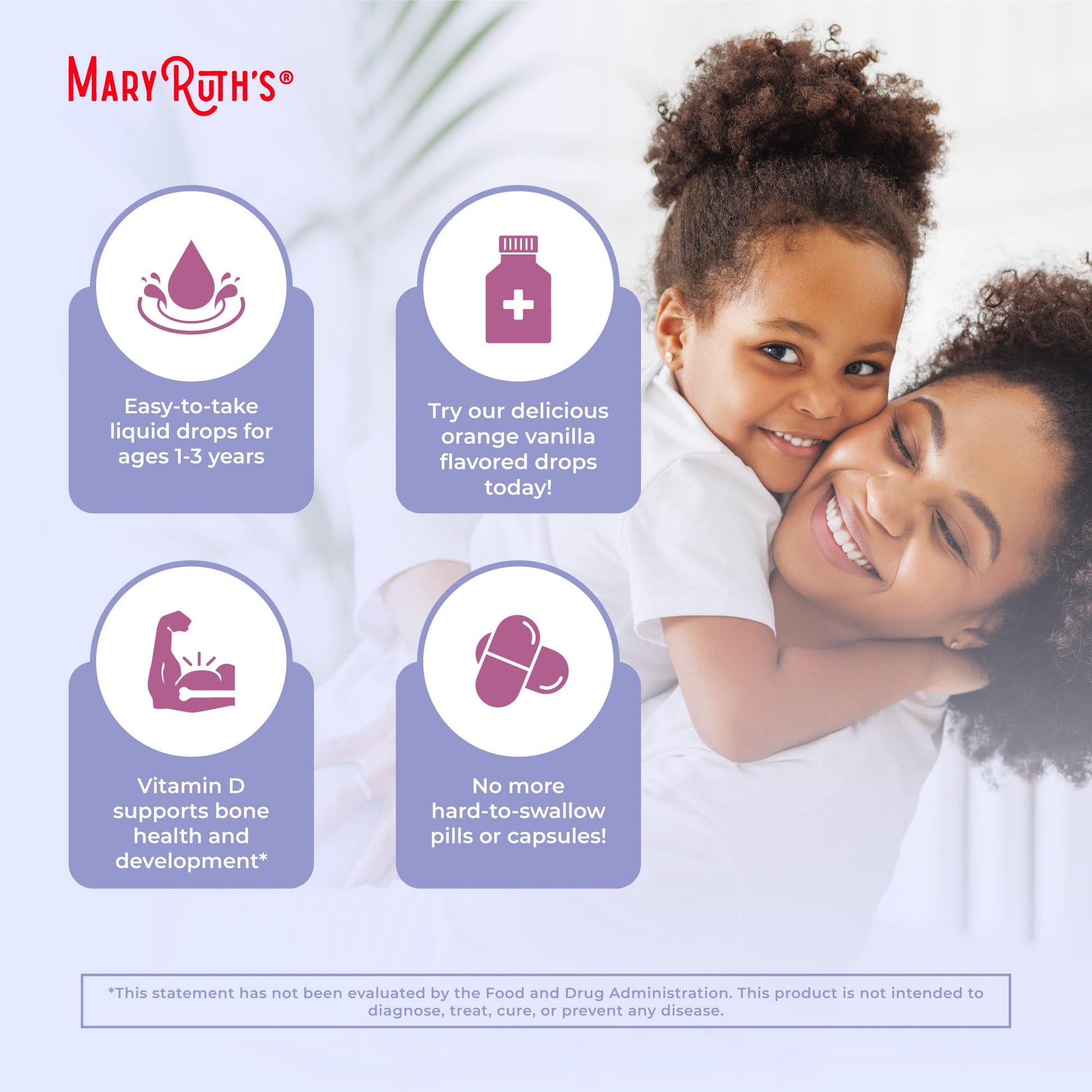 MaryRuth's Toddler Multivitamin | Vitamin A C D E B6 B12 Zinc | Healthy Growth Support | Immunity | Bone Health | Cognitive Function | Organic | Sugar Free | Vegan | Non-GMO | 2 Fl Oz | 30 Day Supply MARYRUTH'S buy supplements canada