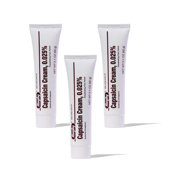 Rugby Capsaicin 0.025% Cream for Penetrating Pain Relief - 2.1 Oz (60g) (3 Pack) RUGBY LABORATORIES buy supplements canada