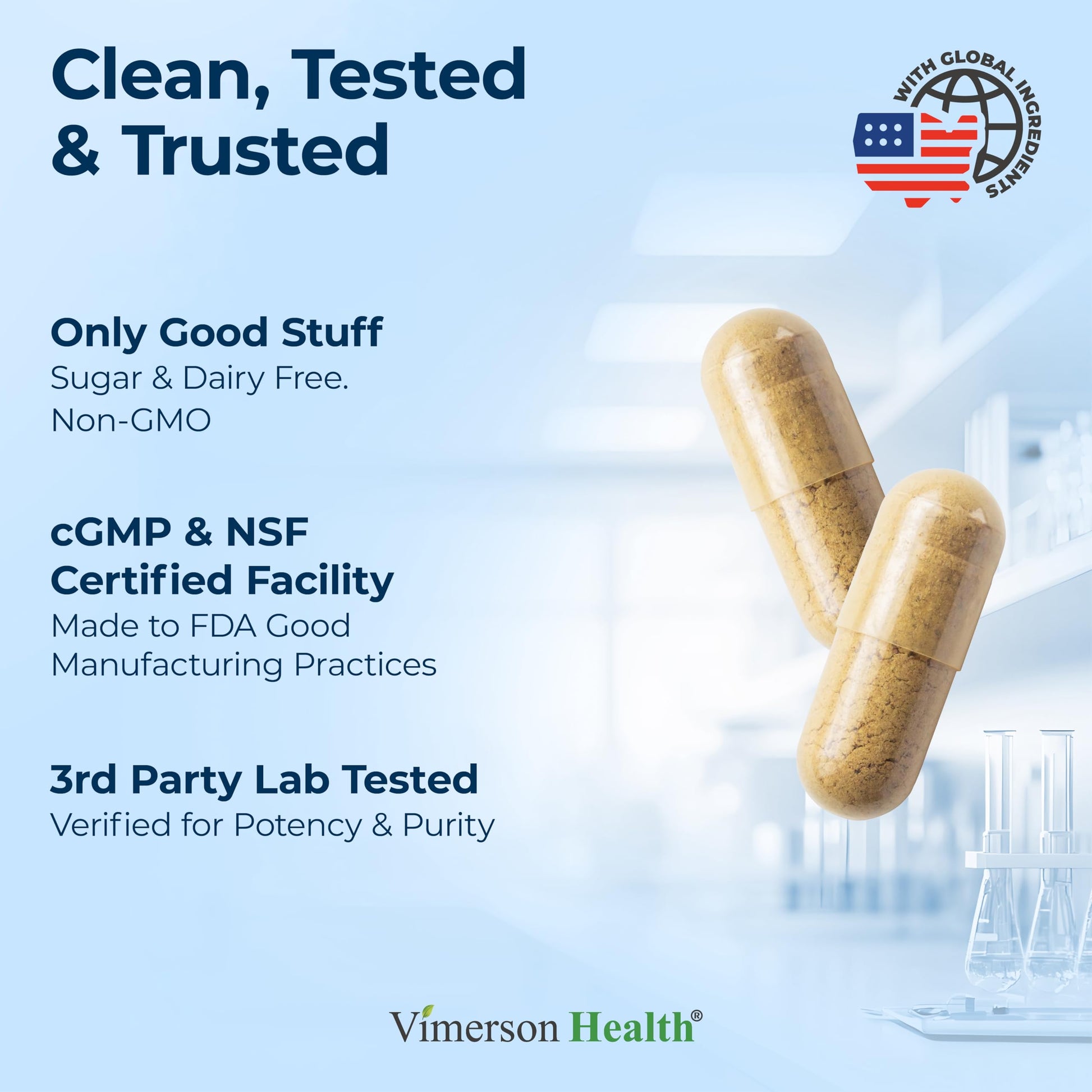 Nootropics Brain Support Supplement - Nootropic Brain Booster for Improved Focus, Concentration & Memory. Brain Nootropic for Brain Health, Mood & Energy Support. Non-GMO. Made in the USA. 60 Capsules Vimerson Health buy supplements canada