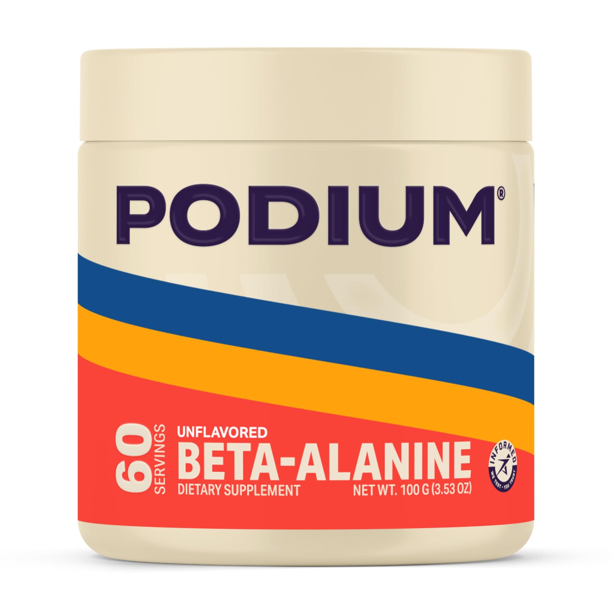 Podium Nutrition, Solos | Beta Alanine, 60 Servings, Unflavored, Boost Athletic Performance Podium Nutrition buy supplements canada