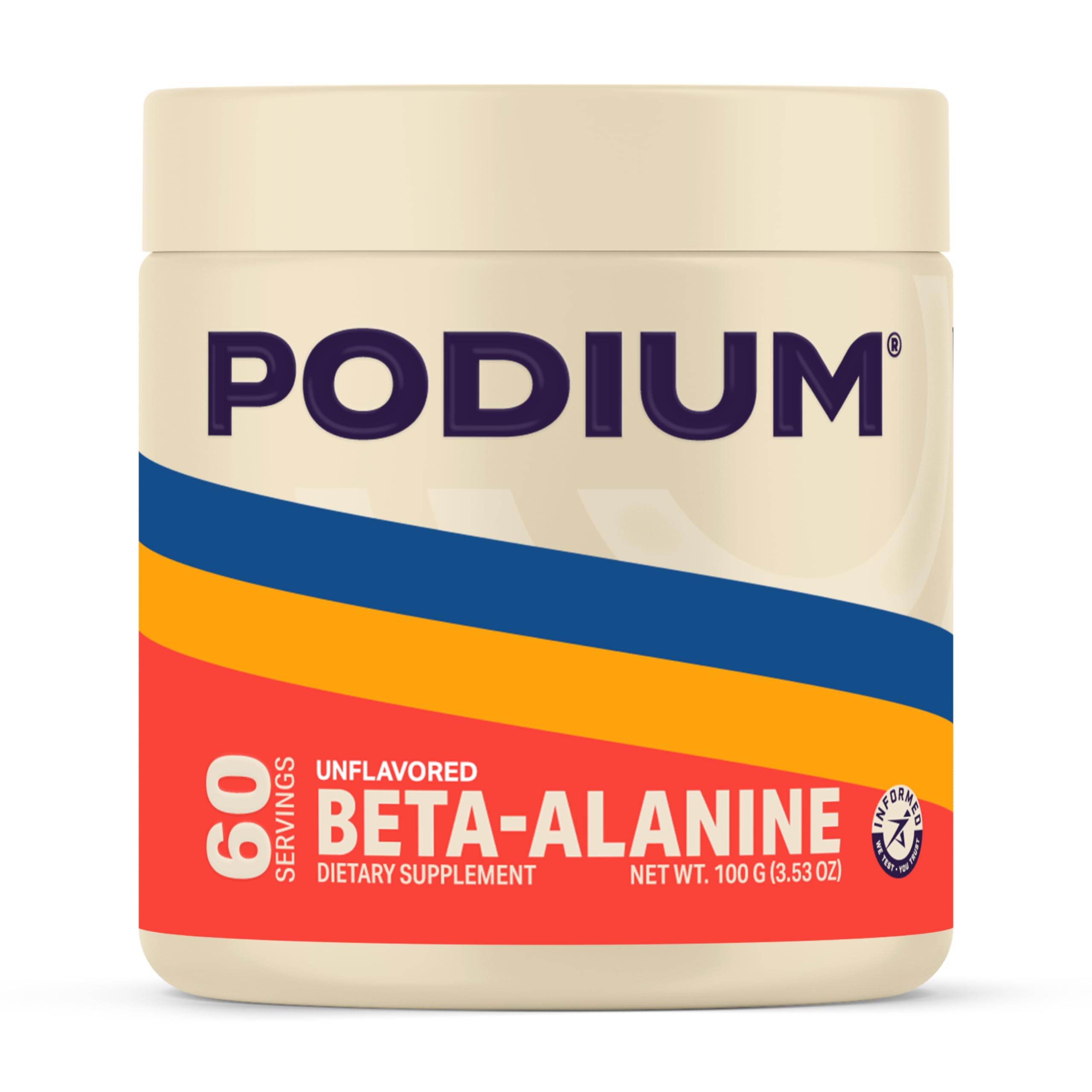 Podium Nutrition, Solos | Beta Alanine, 60 Servings, Unflavored, Boost Athletic Performance Podium Nutrition buy supplements canada
