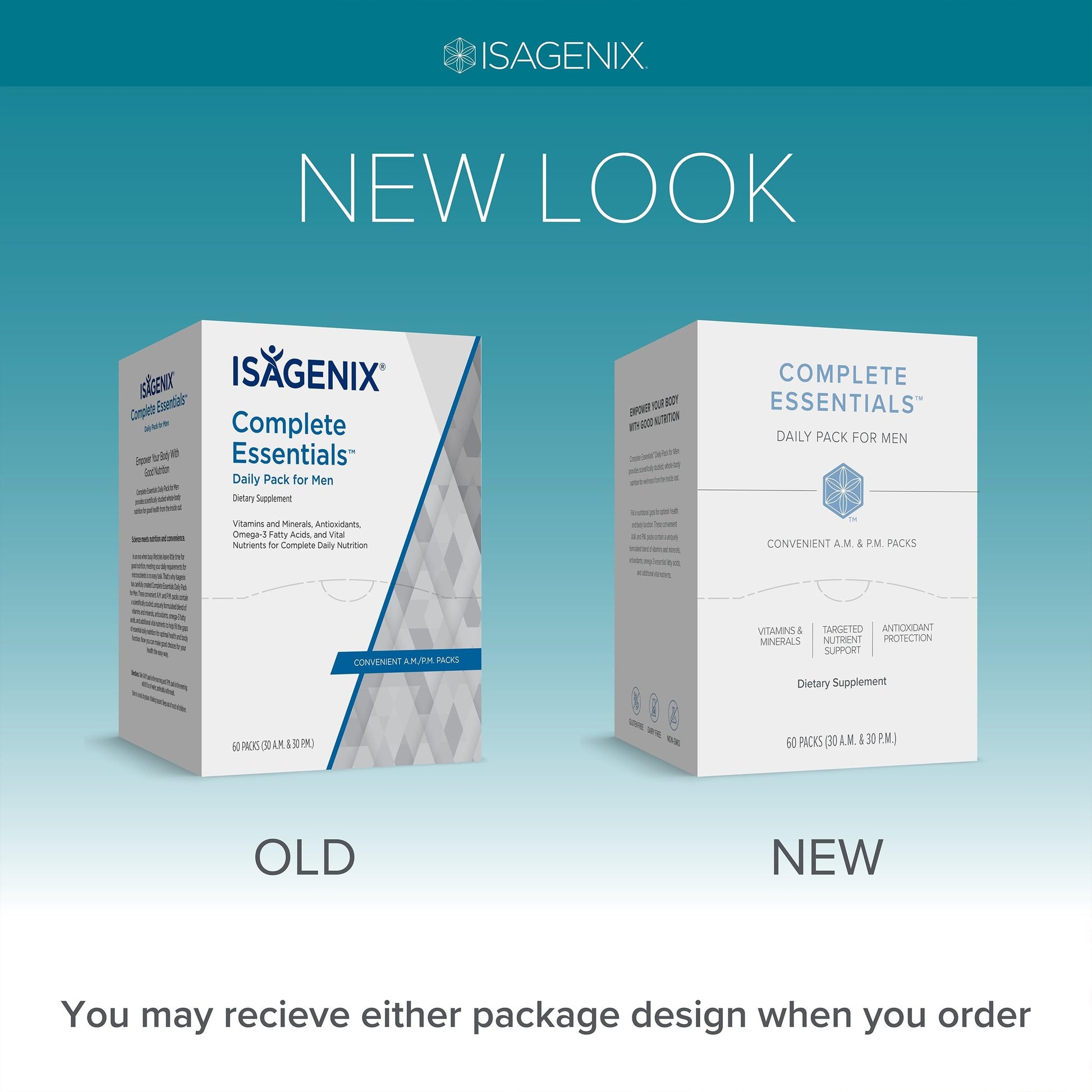 Complete Essentials™ Daily Pack for Men - Balanced Micronutrients for Optimal Women's Health & Performance - Antioxidants to Fight Oxidative Stress - Convenient Individual Packs - 30-Day Supply Isagenix buy supplements canada