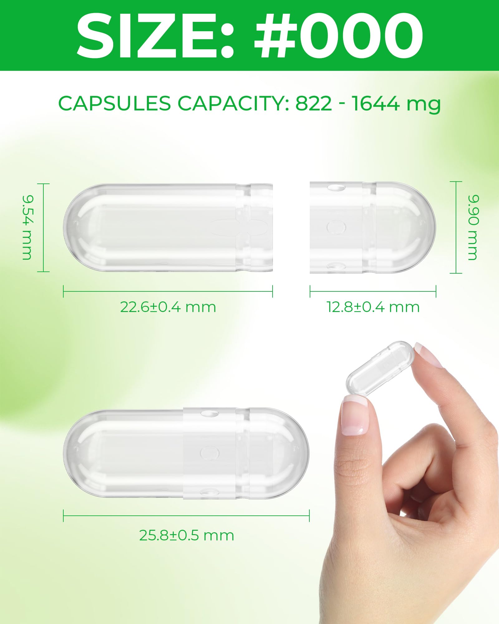 Angtai JN Capsules Size 000 Vegan Empty Plant Based Clear (100 Count) Gluten Free, Non-GMO, Halal Certified Pill Caps Filling Kit with 2 Spoons for Vegetarian DIY Your Own Supplements Angtai JN buy supplements canada