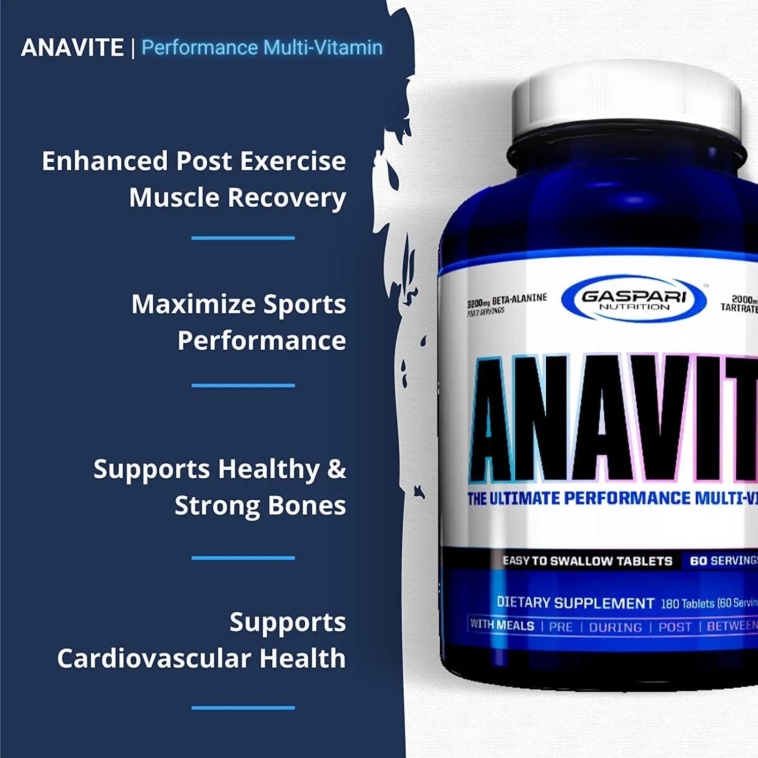 Gaspari Nutrition Anavite, Full Spectrum Multi-Vitamin Packs, Anavite Multivitamins, CLA, Omega 3s, Proven Gut, and Proven Liver Detox Gaspari Nutrition buy supplements canada
