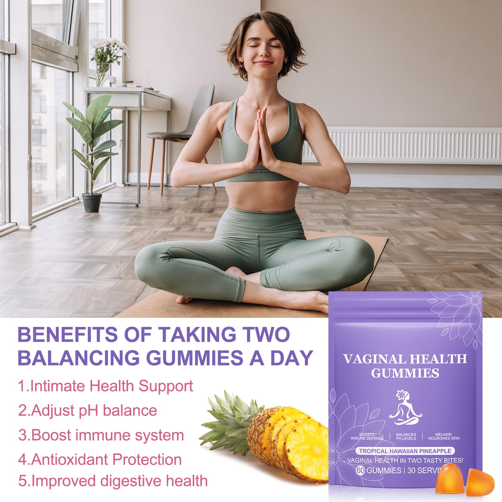Vital Vaginal Probiotic Gummies for Women, 60PCS Feminine Balance Gummies, PH Balance,Immune Support, Vegan, Gluten-Free, Vaginal Probiotics Supplement, 60 Count DCTTVHVD buy supplements canada