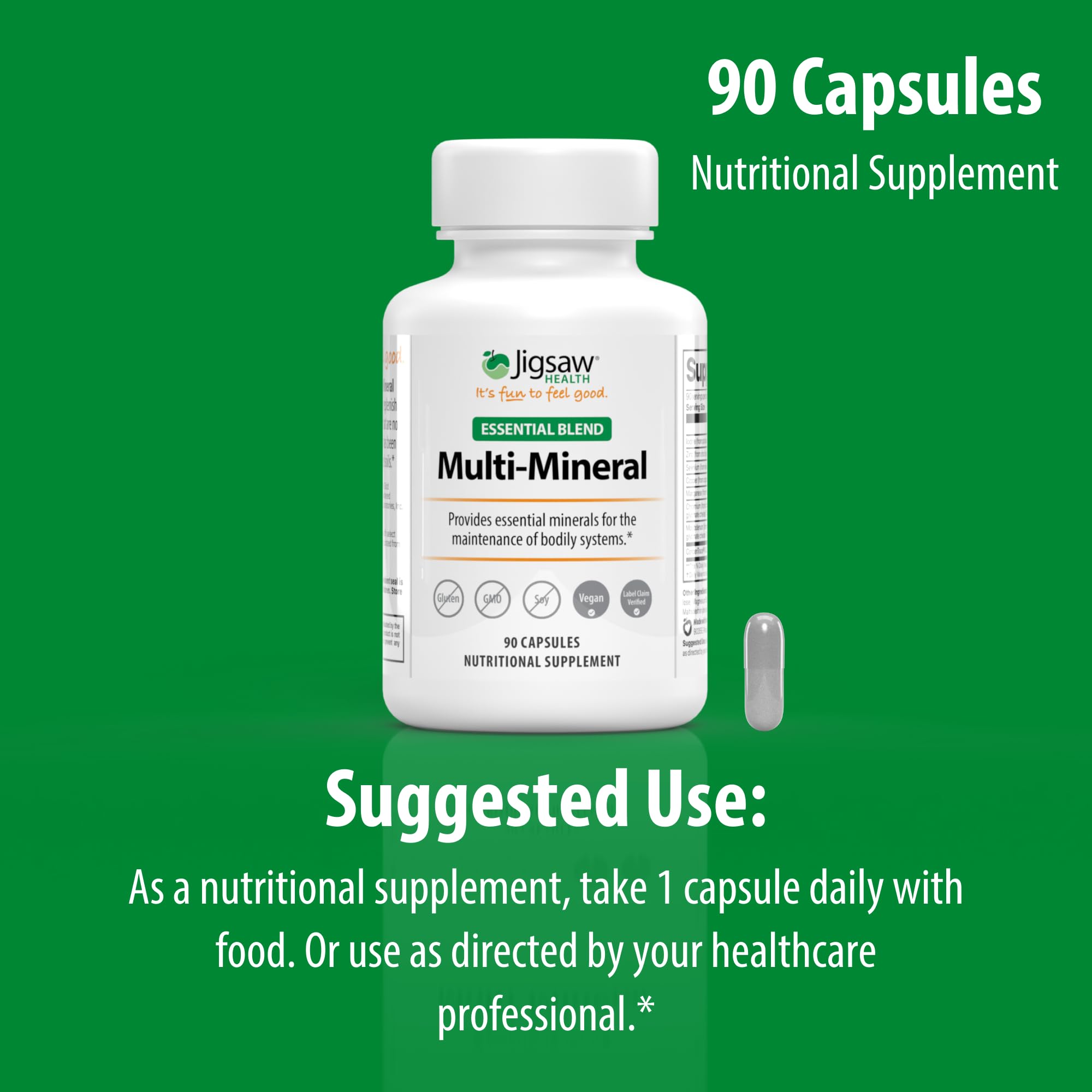Jigsaw Health Multi-Mineral Essential Blend | 90 Capsules | 90 Servings Jigsaw Health buy supplements canada