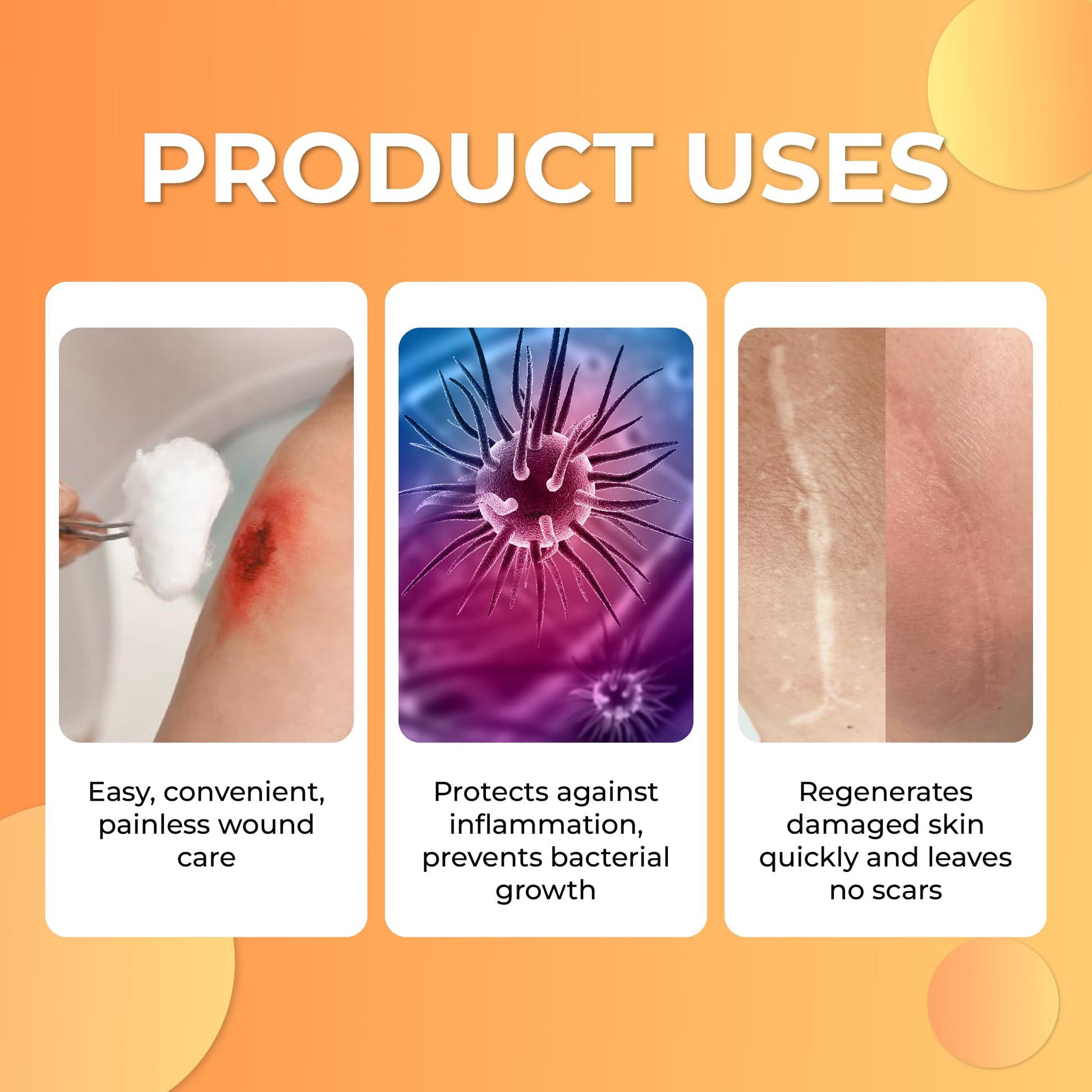 ABERA Scar Removal Cream for Women and Men - Rapid Repair of New Old Scars, Spots, Burns All Natural Treatment with Vitamin E, Alanine, Collagen (1 Box + 3 Eye Patch) ABERA buy supplements canada