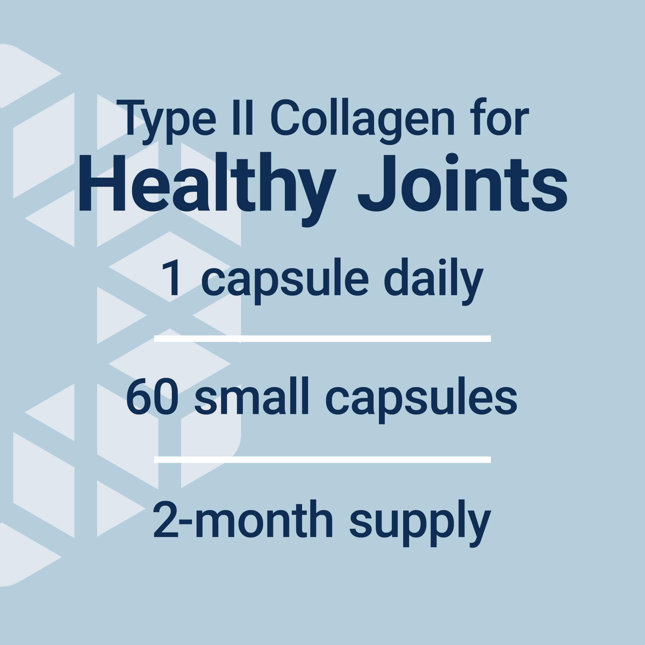 Life Extension NT2 Collagen™, Joint Health Supplement for Joint Comfort & Mobility, Gluten-Free, Non-GMO, 1 Daily, 60 Small Capsules Life Extension buy supplements canada