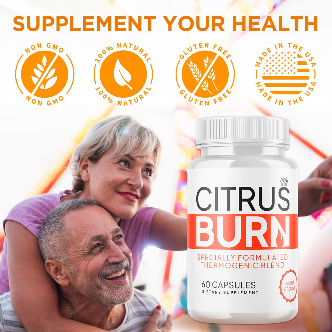 (2 Pack) Citrus Burn Capsules, Official CitrusBurn Pills with All Natural Ingredients, Advanced Citrus Burn for Optimal Health & Wellness Support with Premium Vitamins for Women & Men (120 Capsules) MJO buy supplements canada