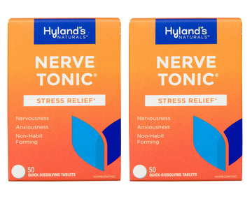 Hyland's Nerve Tonic Stress Relief Tablets, Natural Relief of Restlessness, Nervousness Hyland's buy supplements canada
