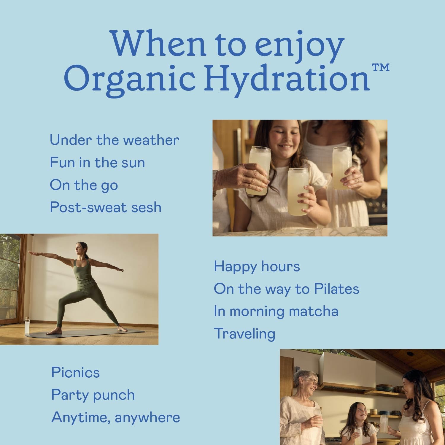 GOODONYA Organic Hydration Electrolyte Drink Mix, Certified Organic Hydration Powder, Non-GMO, Biochecked Glyphosate Free, Low Sugar, Lemonade Flavor, GOODONYA buy supplements canada