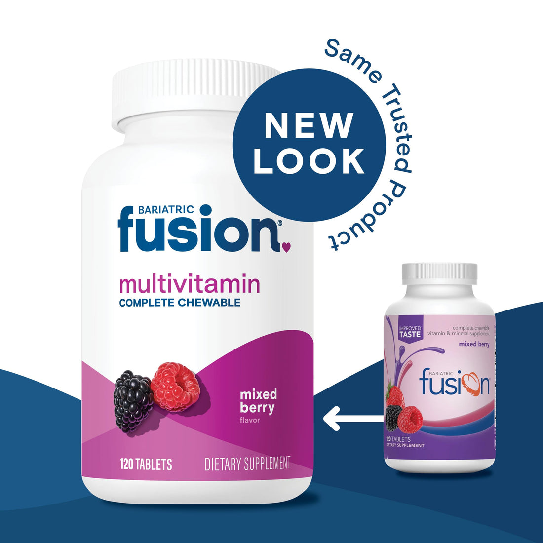 Bariatric Fusion Bariatric Multivitamin with Iron Complete Chewable | Mixed Berry | Post Bariatric Vitamins for Gastric Bypass Bariatric Fusion buy supplements canada