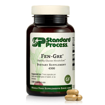 Standard Process Fen-Gre - Supports Respiratory Support & Healthy Metabolism - Aids Healthy Levels of Mucus & Phlegm - Supports Lung Health & Bronchial Tubes - Gluten-Free & Non-Dairy - 150 Capsules Standard Process Inc. buy supplements canada