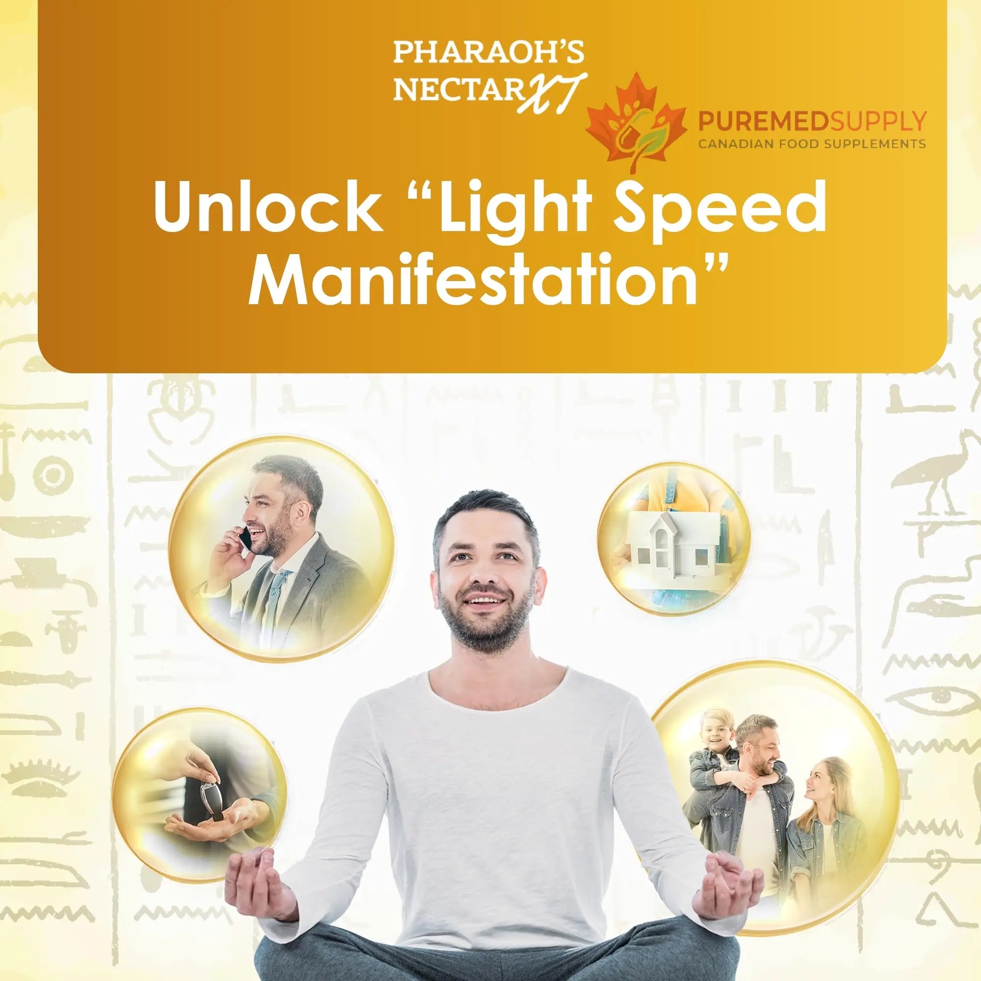 Pineal XT Gold + Pharaoh's Nectar - Pineal Gland Supplement Bundle – 24K Monoatomic Gold Ormus Drops, Pineal Gland Decalcification, Third Eye Awakening, Focus, Energy & Manifestation Nutraville buy supplements canada