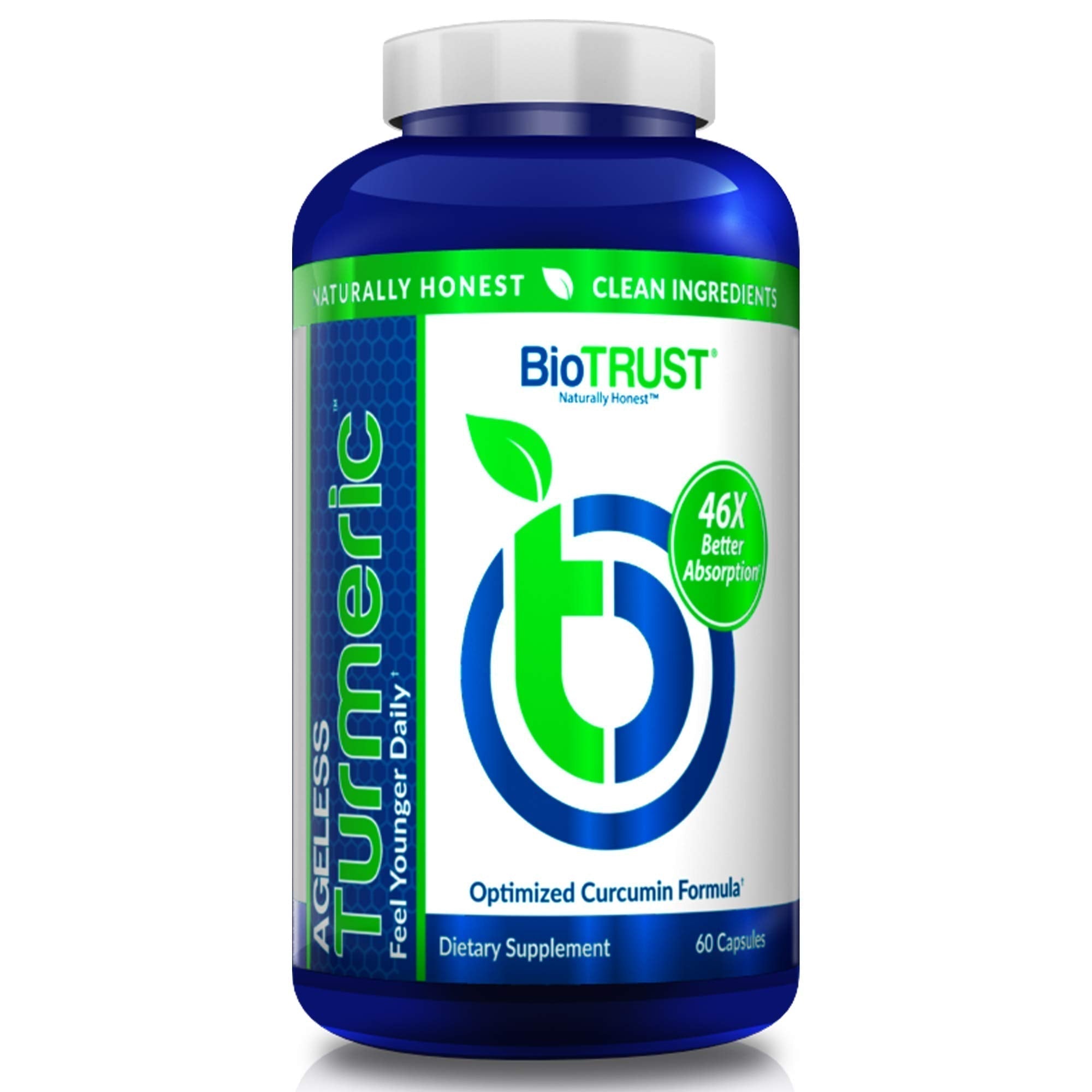 BioTrust Ageless Turmeric Supplement - CurcuWIN Turmeric Curcumin with Ginger Extract BioTrust buy supplements canada