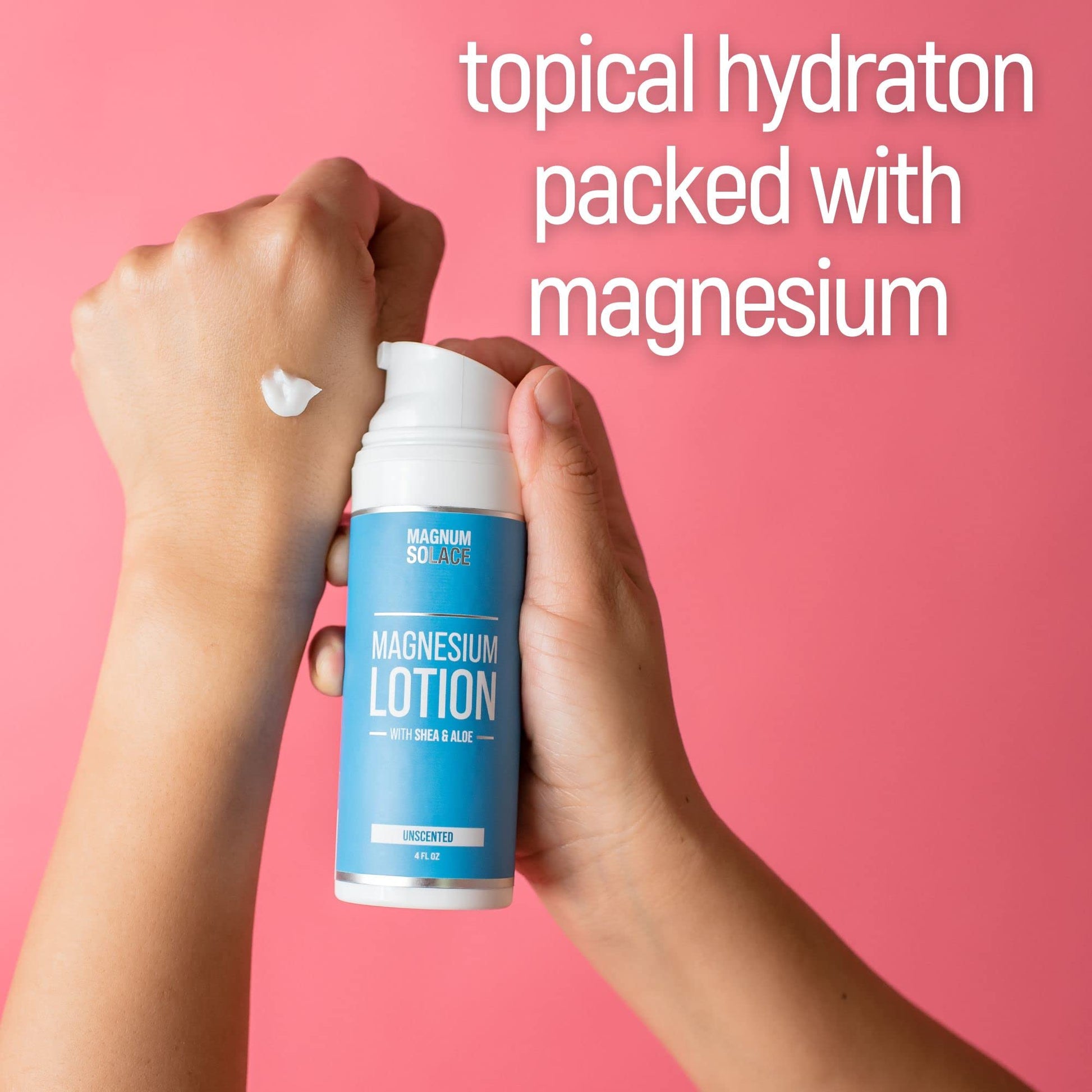 Magnum Solace Magnesium Lotion – Super Concentrated – Made with Aloe and Shea – For Leg Cramps, Sore Muscles & Joints, Rejuvenation – Safe for Kids, Made in the USA (Sandalwood) Magnum Solace buy supplements canada