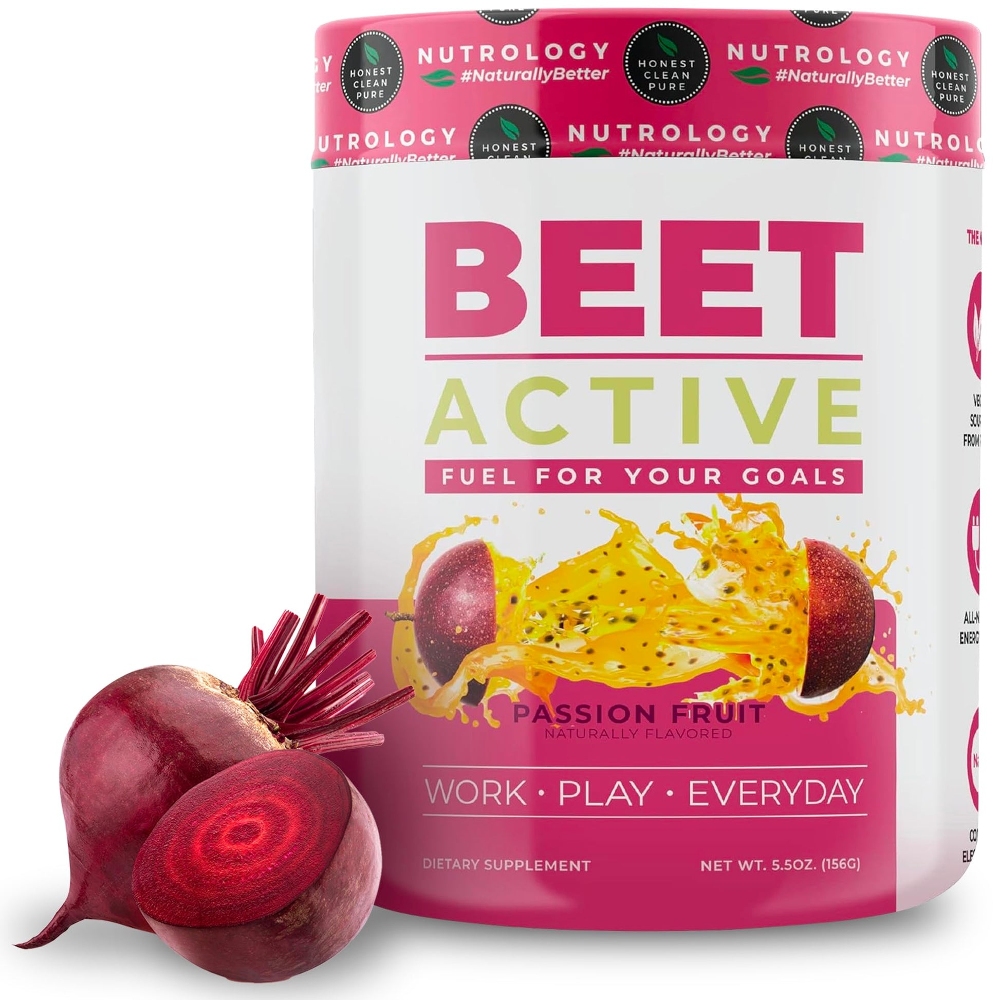 Nutrology Beet Active, Natural Pre-Workout Powder, Supports Energy, Endurance & Nitric Nutrology buy supplements canada