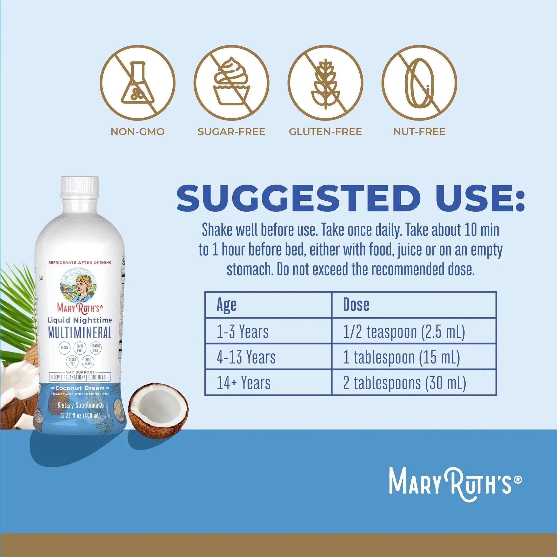 MaryRuth's Multivitamin Gummies for Women (Strawberry) & Liquid Nighttime Multimineral (Pineapple) | Clean Label Project Verified | MARYRUTH'S buy supplements canada