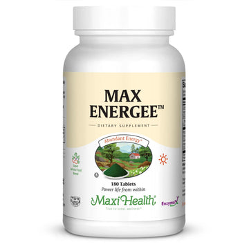 Maxi Health Max Energee - Natural Energy and Stamina Booster - 180 Tablets - Kosher Maxi Health buy supplements canada