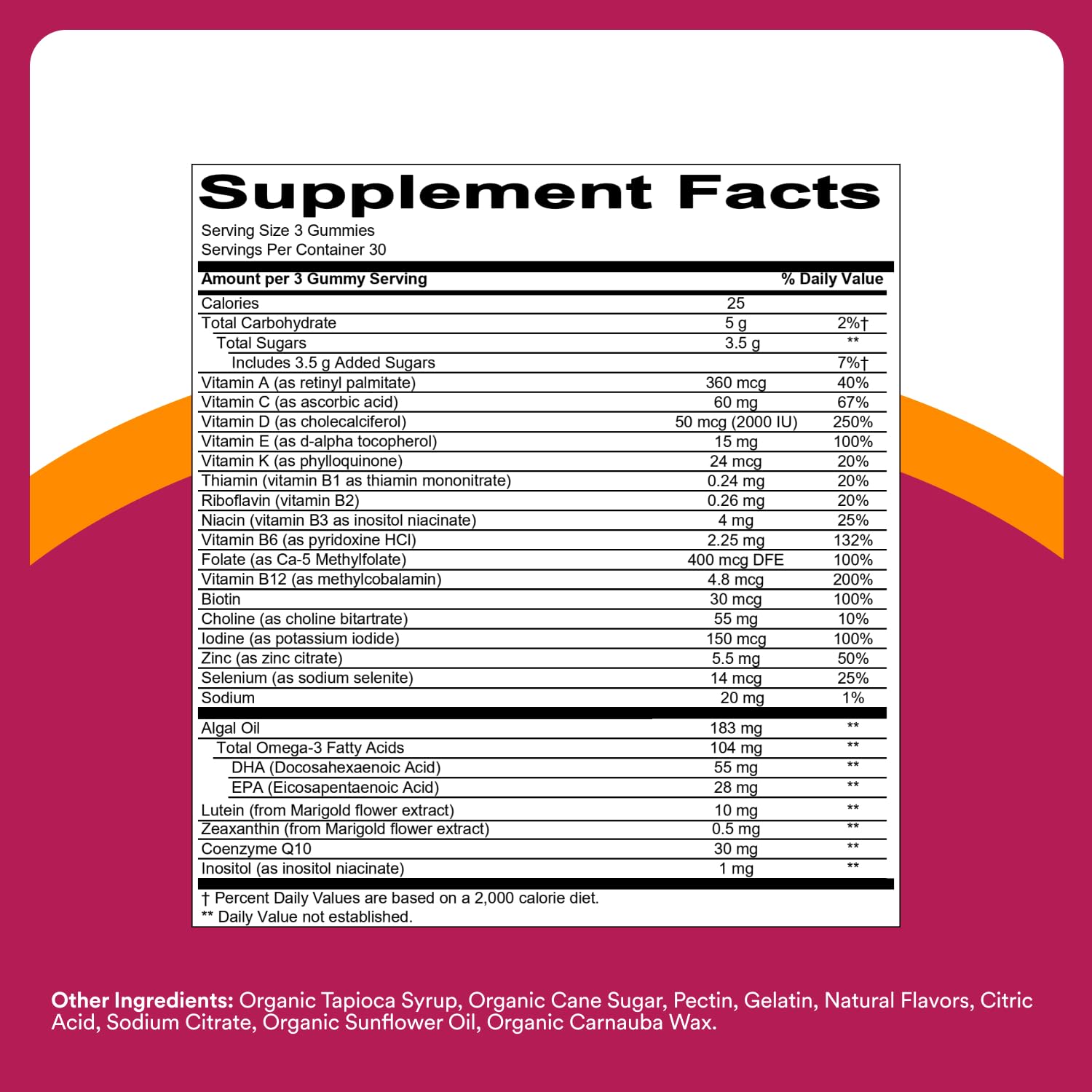 SmartyPants Multivitamin Gummy for Women 50 and Over - Improved Formula: Omega 3 (DHA/EPA), Methylfolate, CoQ10, Vitamin D3, C SmartyPants buy supplements canada