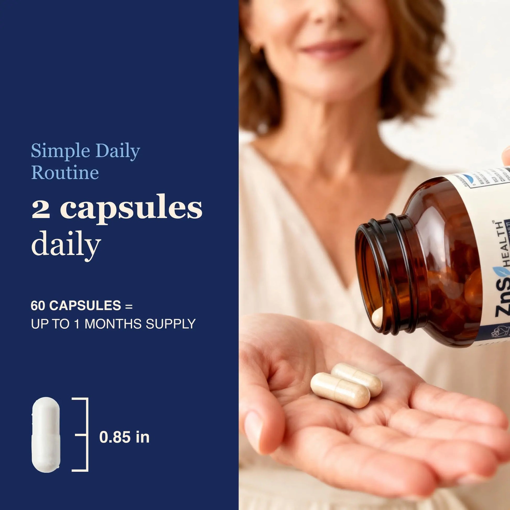 ZnS Health Spectrum 5 Magnesium Complex for Women & Men – 5 Magnesium Complex Supplement with Glycinate, Malate, Citrate & Hydroxide for Sleep, Muscle Recovery & Calm – 500mg Vegan – 60 Capsules ZnS Health buy supplements canada