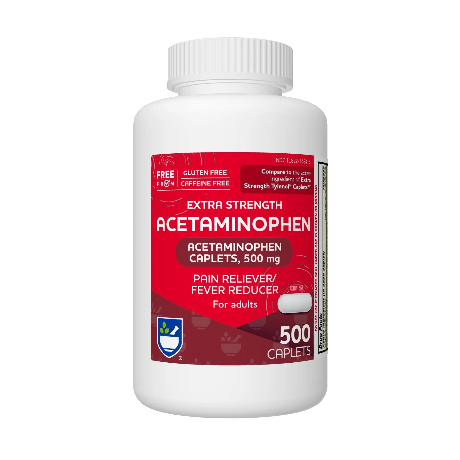 Rite Aid Extra Strength Acetaminophen, 500mg - 500 Caplets | Pain Reliever & Fever Reducer for Migraines, Joint Pain, Muscle or Back Pain, and Menstrual Pain Rite Aid buy supplements canada