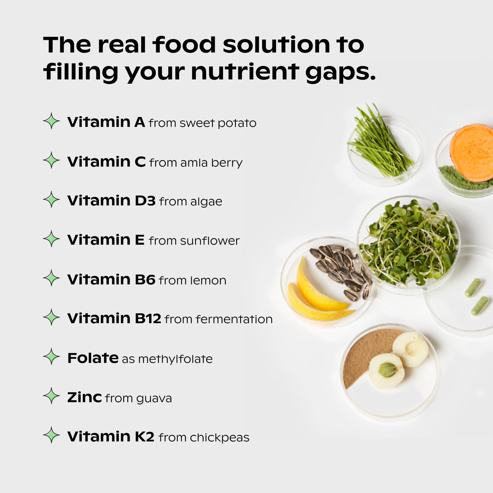 wholier Supergreens Multi, Daily Greens, Vegan Multivitamin for Women + Men, Whole Food Vitamins + Minerals, Prebiotics for Gut Health, Adaptogens (60 Vegan Capsules) Glass Bottle wholier buy supplements canada