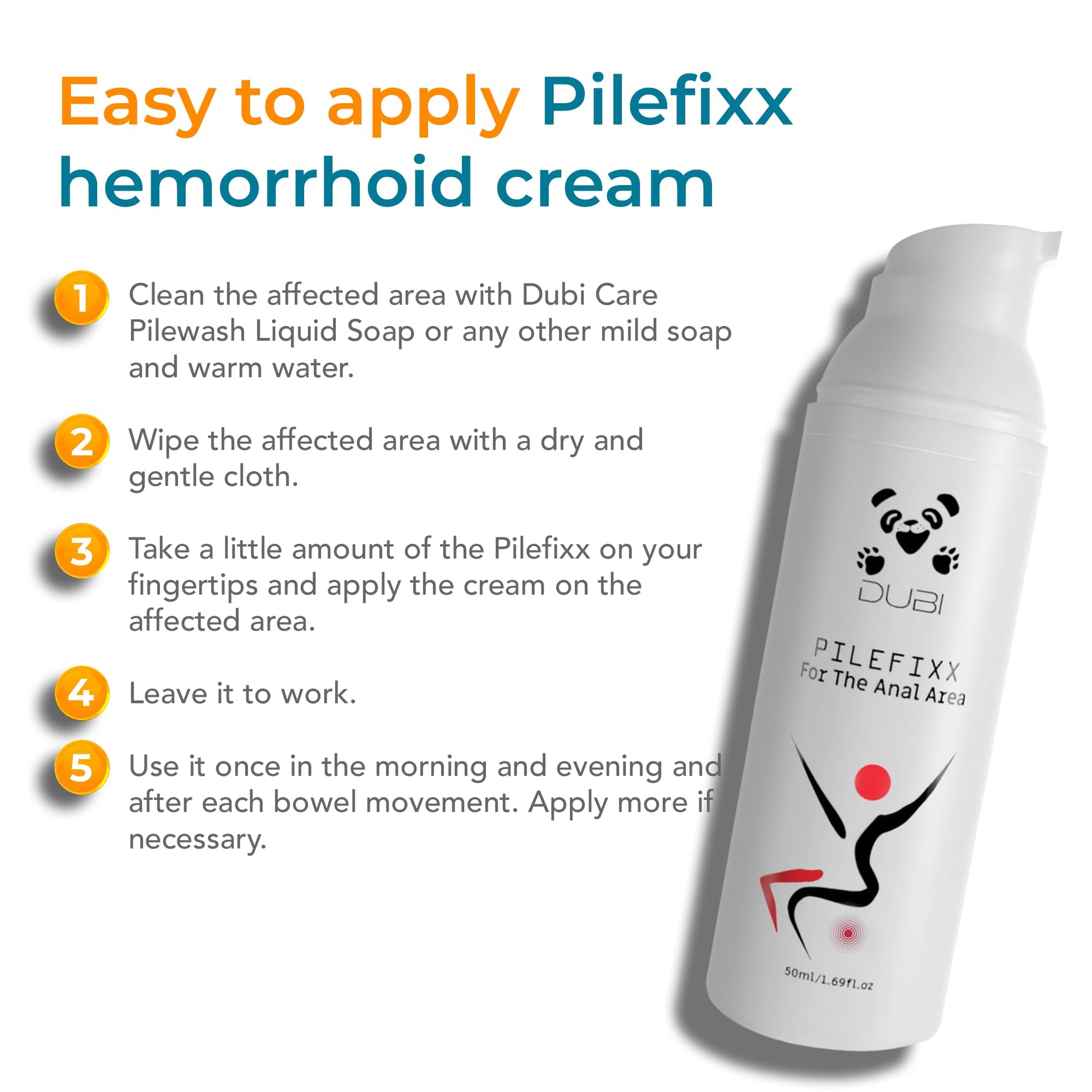 DUBI Pilefixx Hemorrhoid Treatment - Hemorrhoid Cream - Hemorrhoid & Fissure Ointment for Burning, Itching, Swelling - Hemorrhoid Symptom Treatment with Aloe - 50 Gram DUBI buy supplements canada
