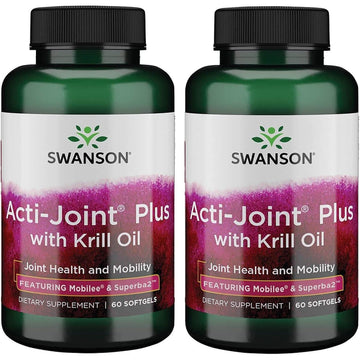 Swanson Acti-Joint Plus with Krill Oil 60 Sgels (2 Pack) Swanson buy supplements canada