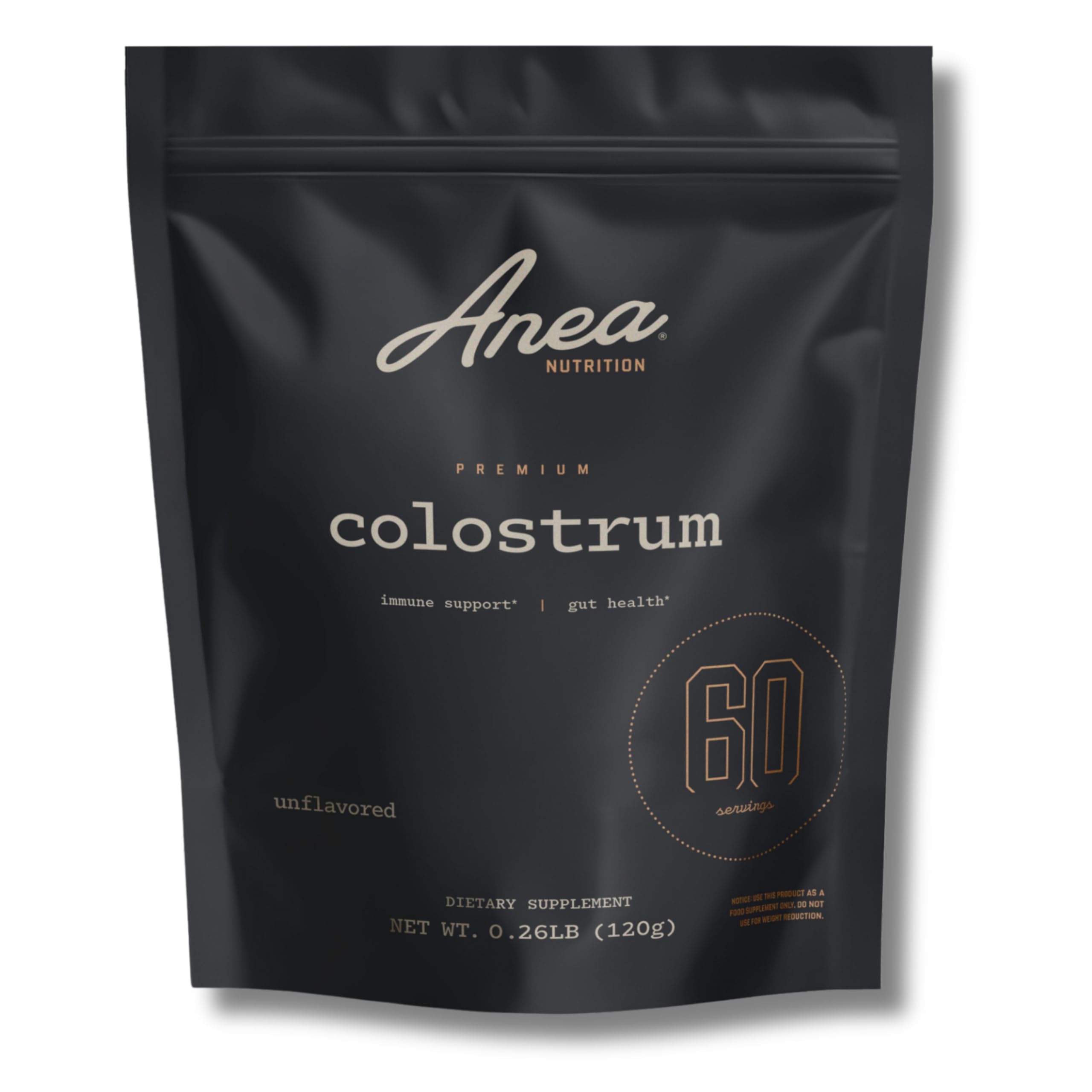 Anea Colostrum - Unflavored | Rich in Immunoglobulins & Lactoferrin | Supports Gut Health, Immunity & Recovery | Calf-First Promise | Made in USA | Made in GMP Facility Anea Nutrition buy supplements canada