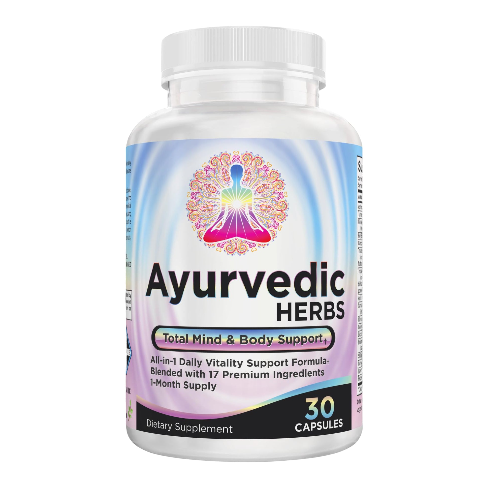 Ayurvedic Herbs 17-in-1 Supplement | Mind & Body Balance | Ayurveda Health Support Blend | Ayurvedic Supplements | 1-Month Supply | 30 Capsules Elevate Recovery Supplements buy supplements canada