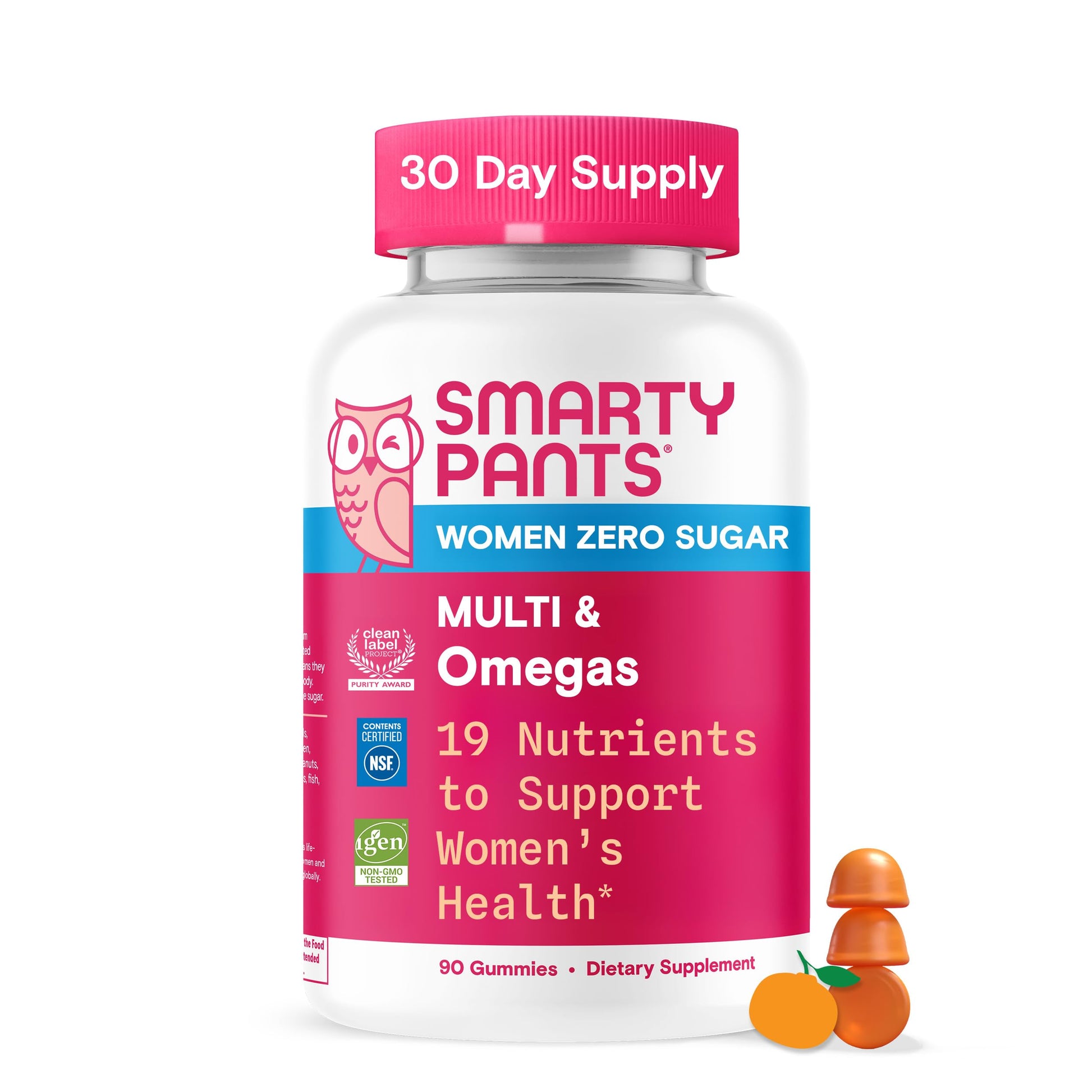 SmartyPants Zero Sugar Women’s Multivitamin Gummies: Biotin, Methylfolate, Omega 3 (ALA), Vitamin D3, C, Vitamin B12, B6, A, K, Zinc, Inositol SmartyPants buy supplements canada