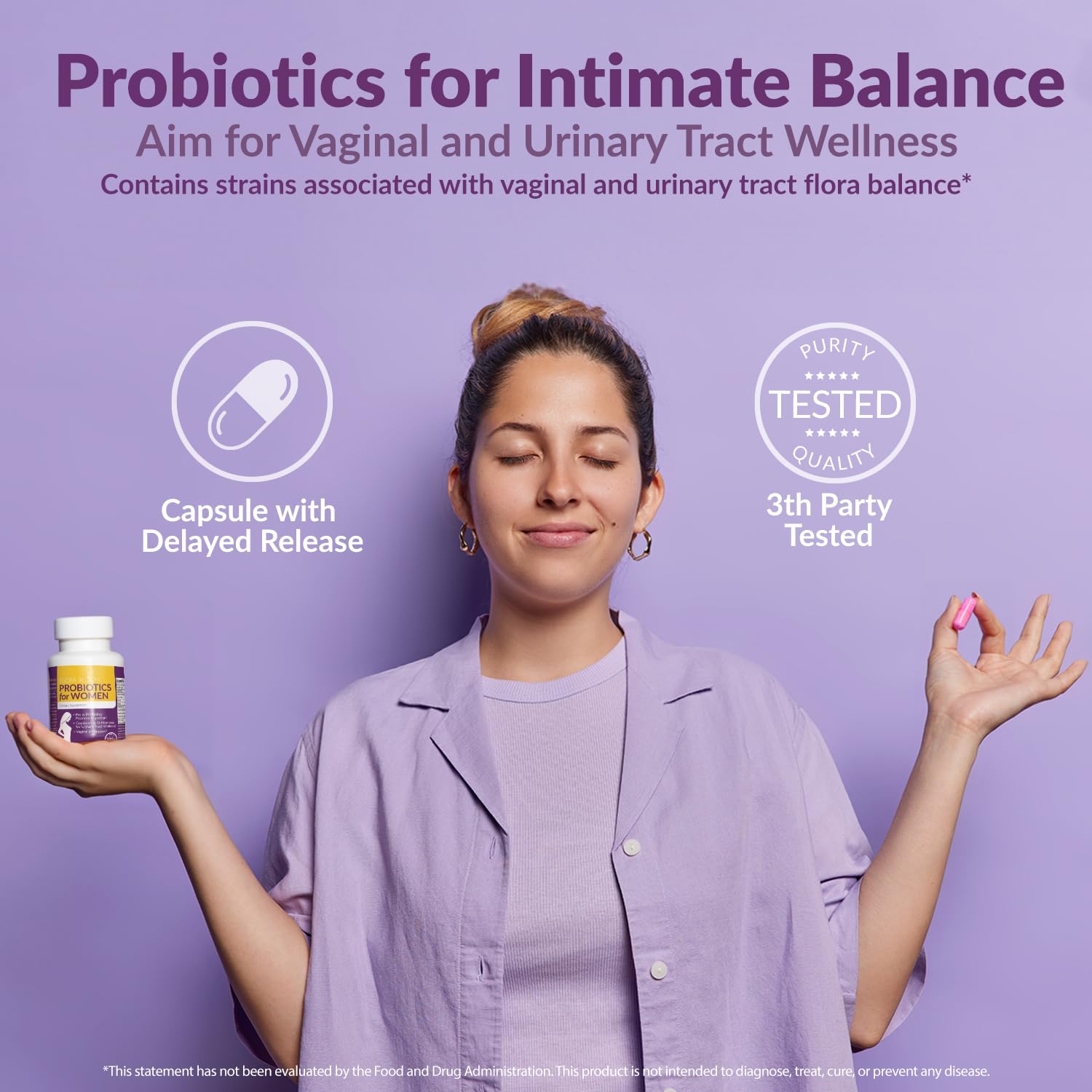 Probiotics for Women- 3 Pack(180 Capsules) - Ultimate Flora Bloom Probiotic Supplement for Women Intimate Rose buy supplements canada
