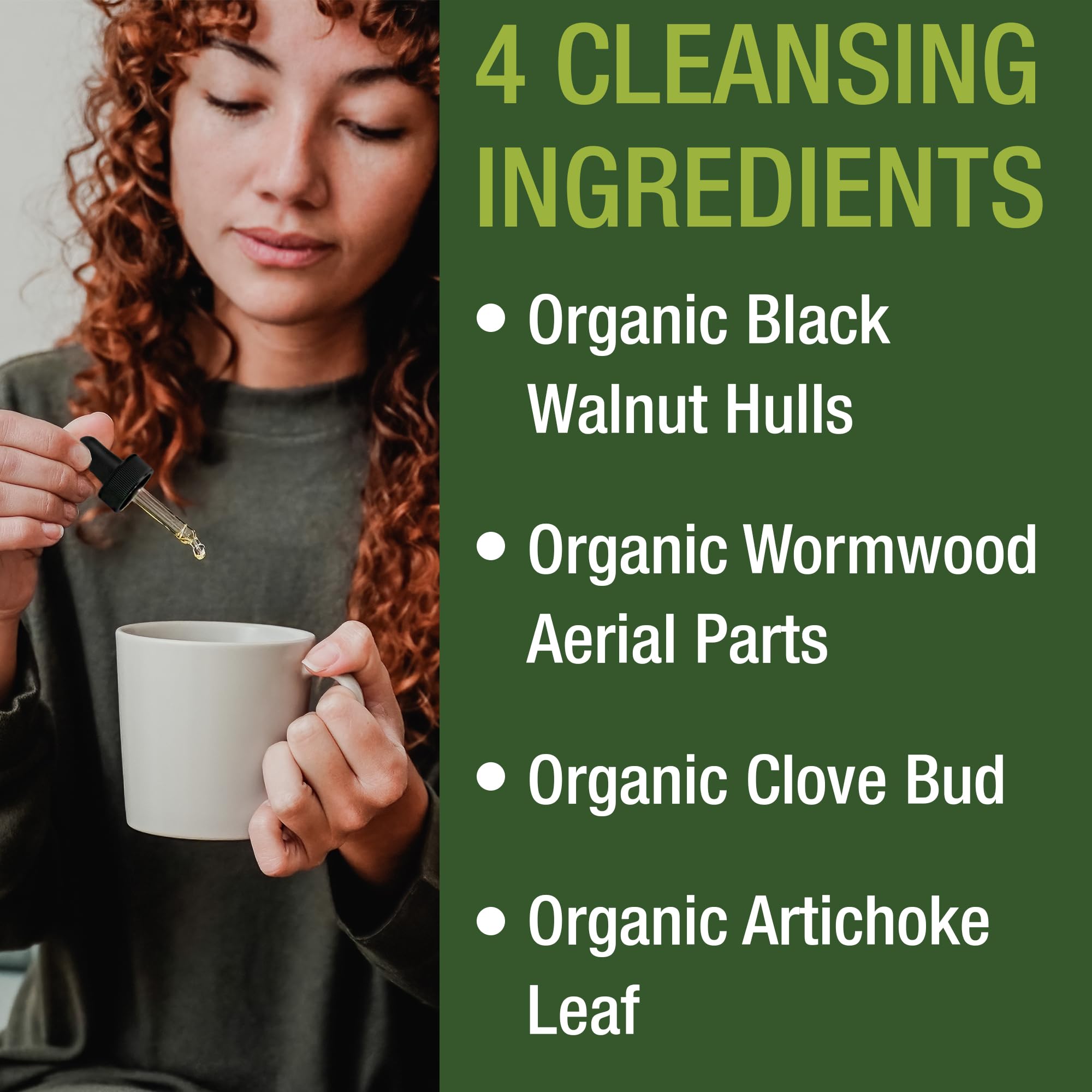 USDA Organic Wormwood Black Walnut Clove Drops Cleanse for Humans. Sugar Free Supplement for Intestinal Cleanse, Detox Support for Adults and Kids. with Artichoke and Clove Bud. Kosher, No GMOs Peak Performance buy supplements canada