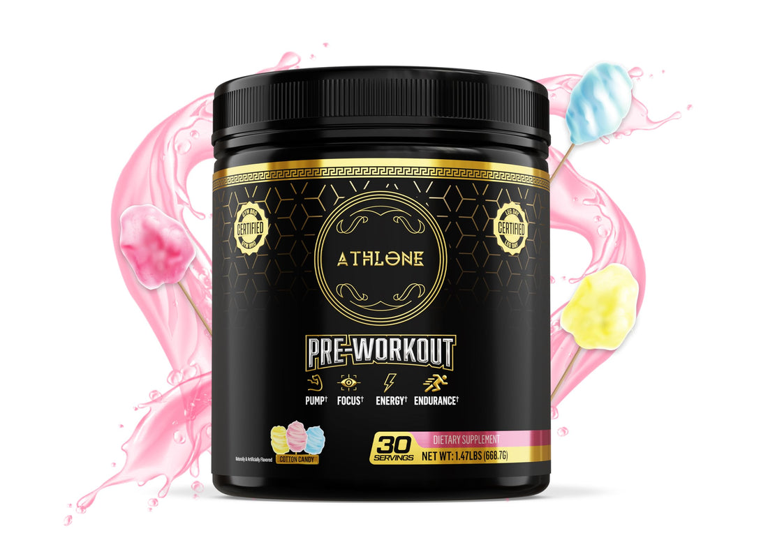 Athlone Pre-Workout Powder Cotton Candy Performance Blend- Supplement - Energy Athlone buy supplements canada