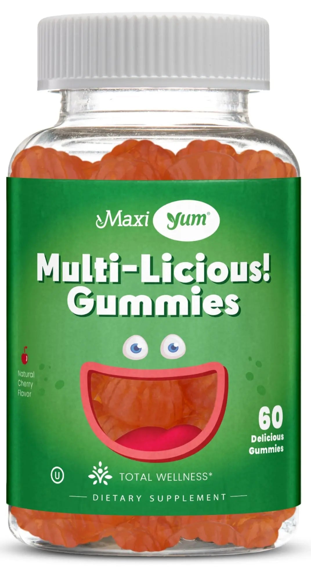 Maxi Health Multivitamin Gummies Vitamins for Adults & Kids - Cherry Flavored Gummy Multivitamins - 60 Vitamin Gummies for Women and Men Maxi Health buy supplements canada