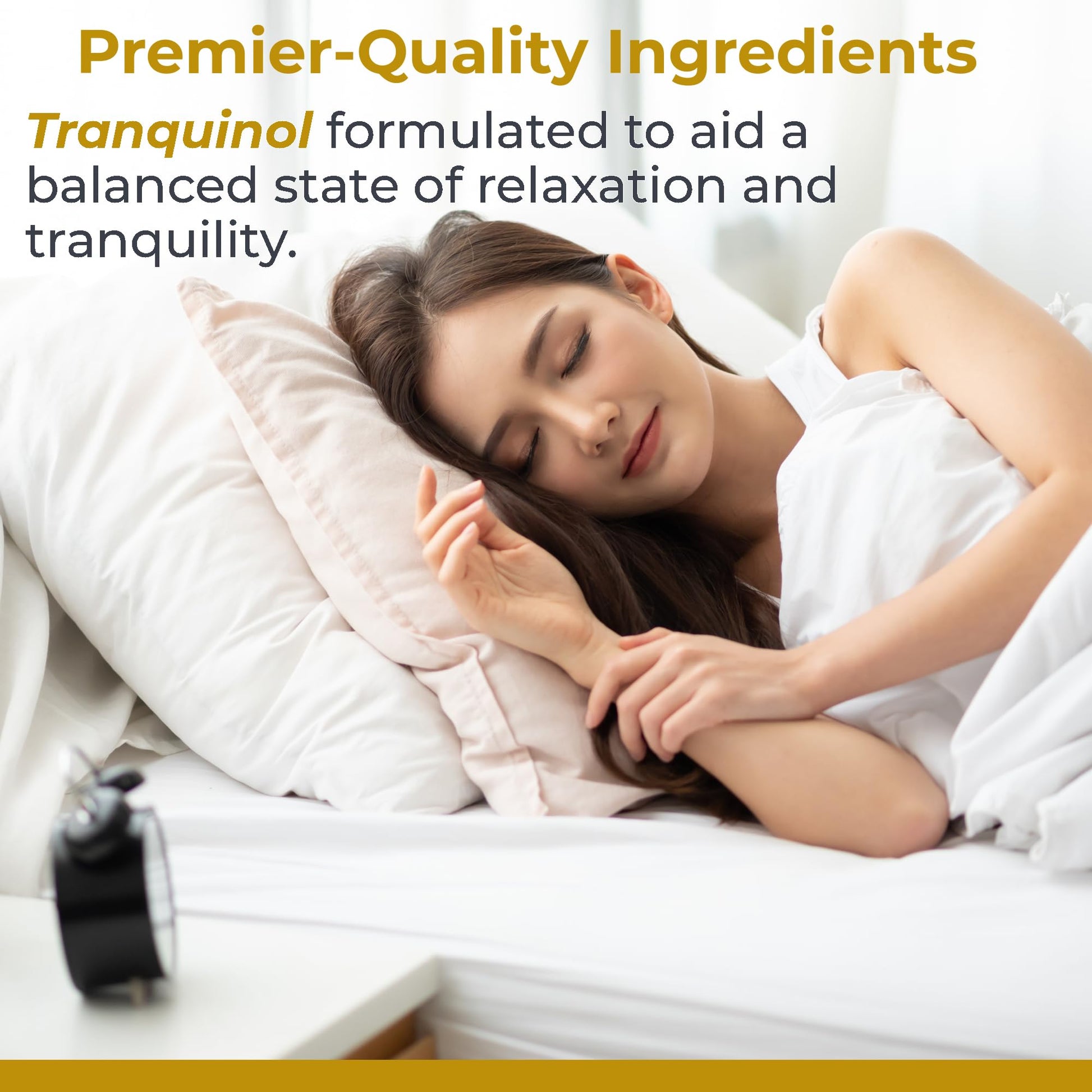 Premier Research Labs Tranquinol - Natural Sleep Aid Supplement for Deep Sleep Support and Calm Mind | Magnesium, Turmeric, Lemon Balm & Saffron Extract - Pure Vegan - 90 Plant-Source Capsules Premier Research Labs buy supplements canada