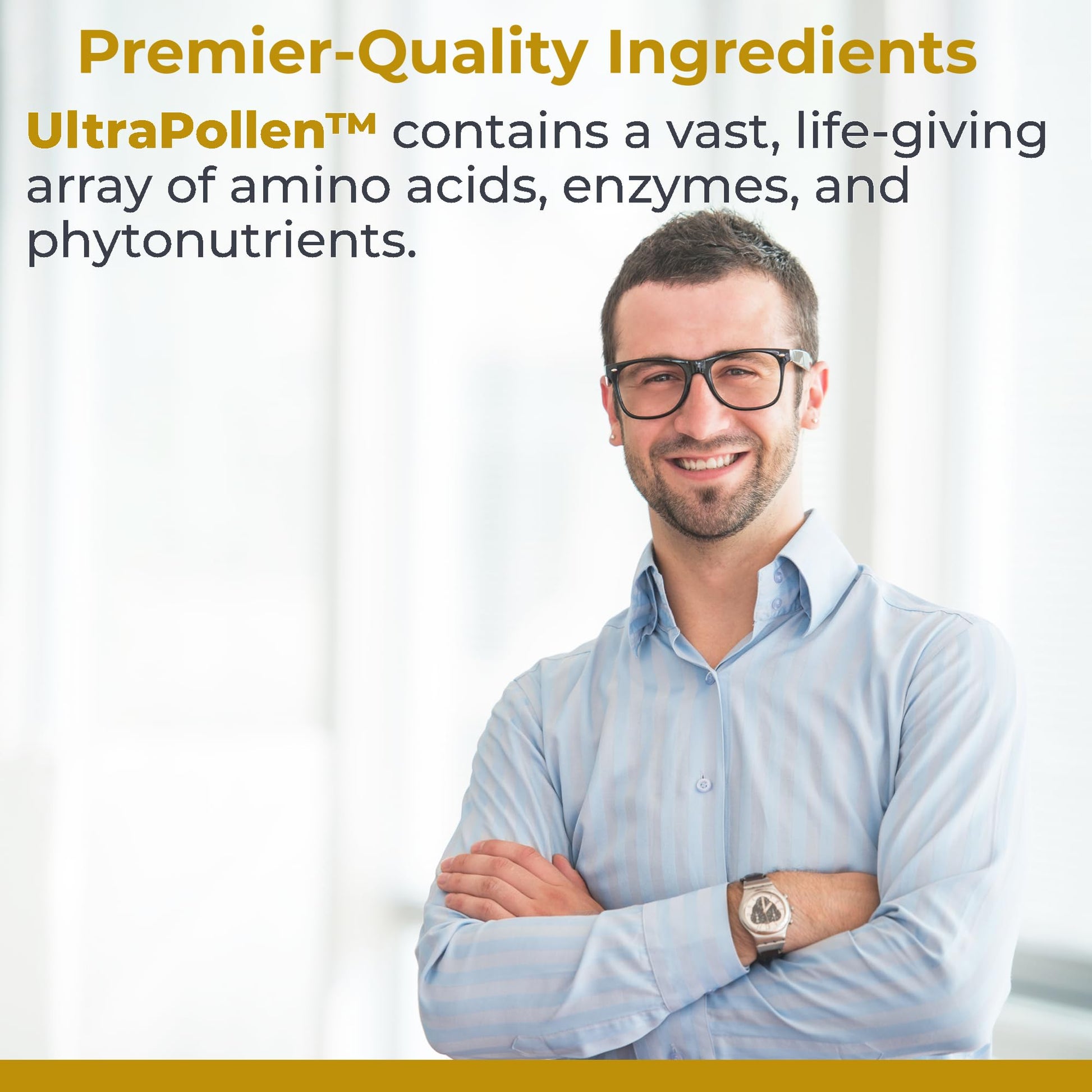 Premier Research Labs UltraPollen - Bee Pollen Supplement, Rye Pollen Extract, Prostate Health, Bee Pollen Extract from Rye Flower with Amino Acids, Supplement for Men & Women- 45 Vegetarian Capsules Premier Research Labs buy supplements canada