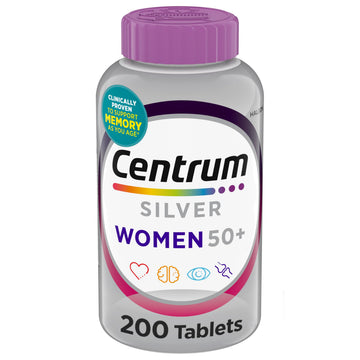 Centrum Silver Women's Multivitamin for Women 50 Plus, Multivitamin/Multimineral Supplement with Vitamin D3, B Vitamins, Non-GMO Ingredients Centrum buy supplements canada