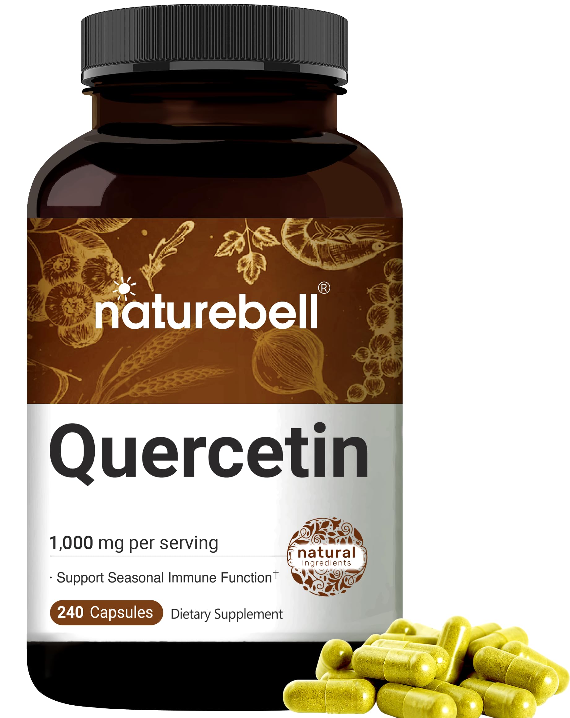 NatureBell Quercetin 1000mg Per Serving | 240 Capsules, Ultra Strength Quercetin NatureBell buy supplements canada
